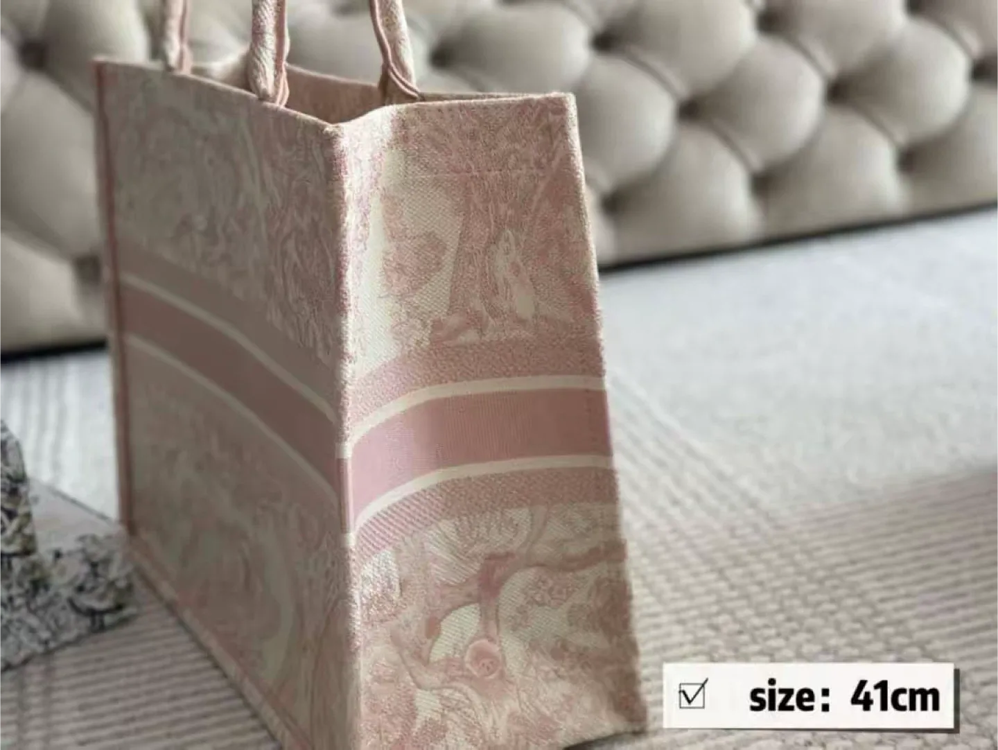 Christian Dior Book Tote Bag - 41cm image indicator(5)