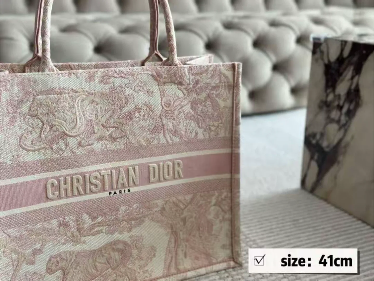 Christian Dior Book Tote Bag - 41cm image indicator(2)