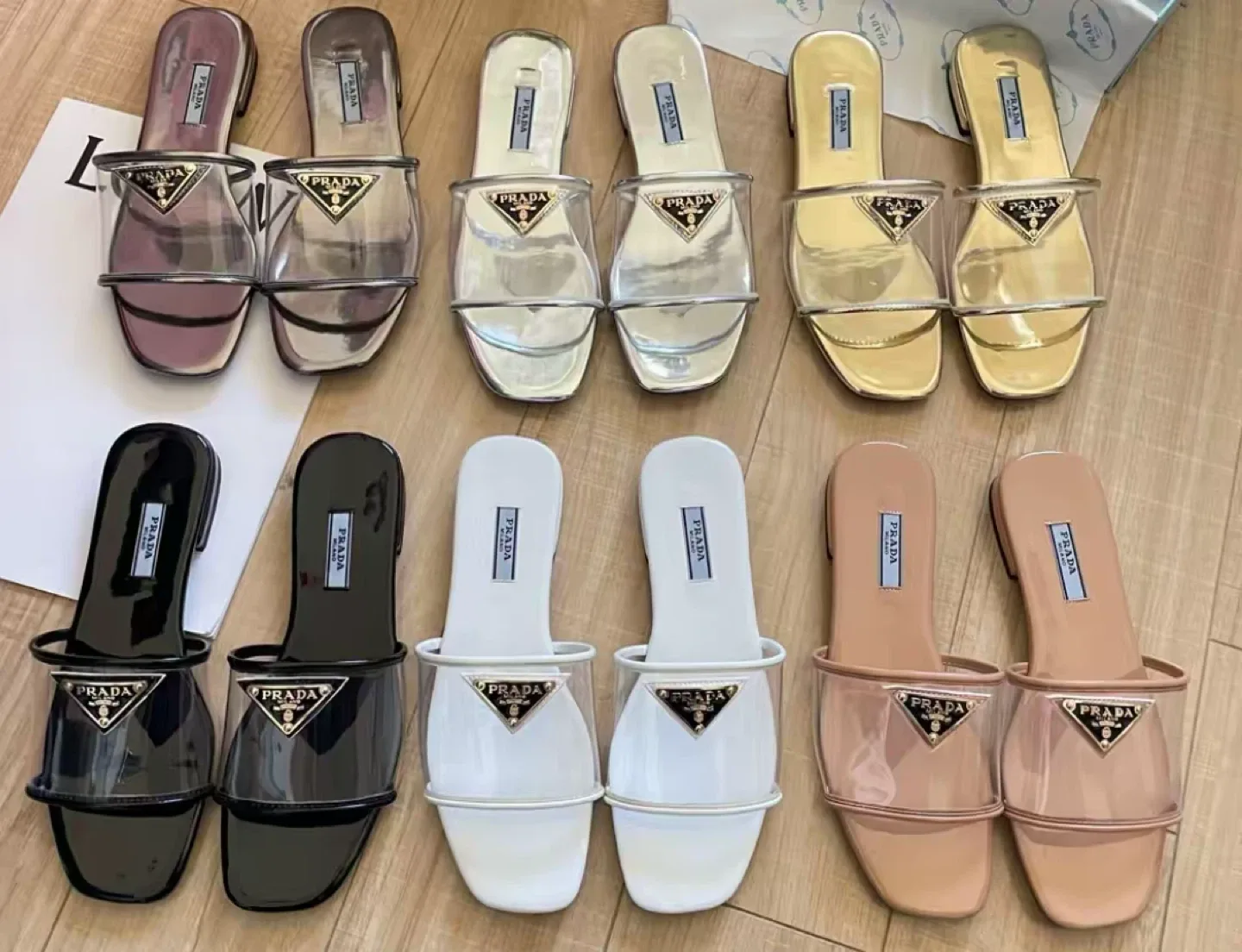 Prada Jelly Slide Sandal image indicator(4)