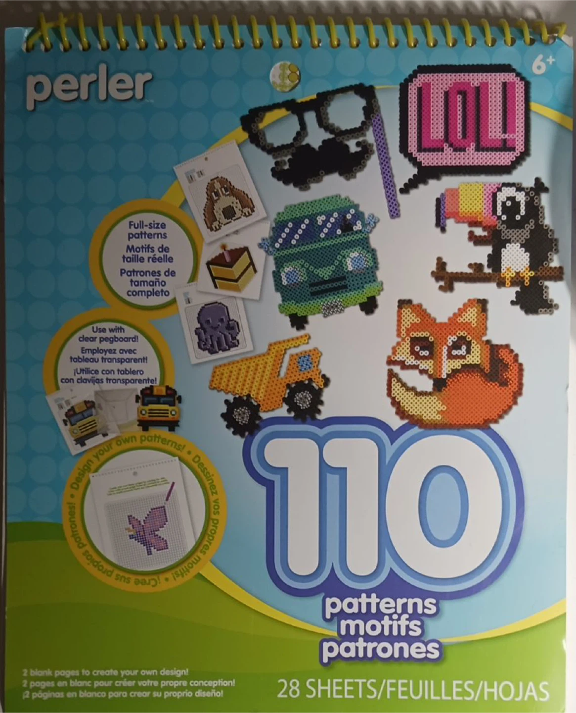 Perler Beads Activity Kit - 110 Patterns - photo 3