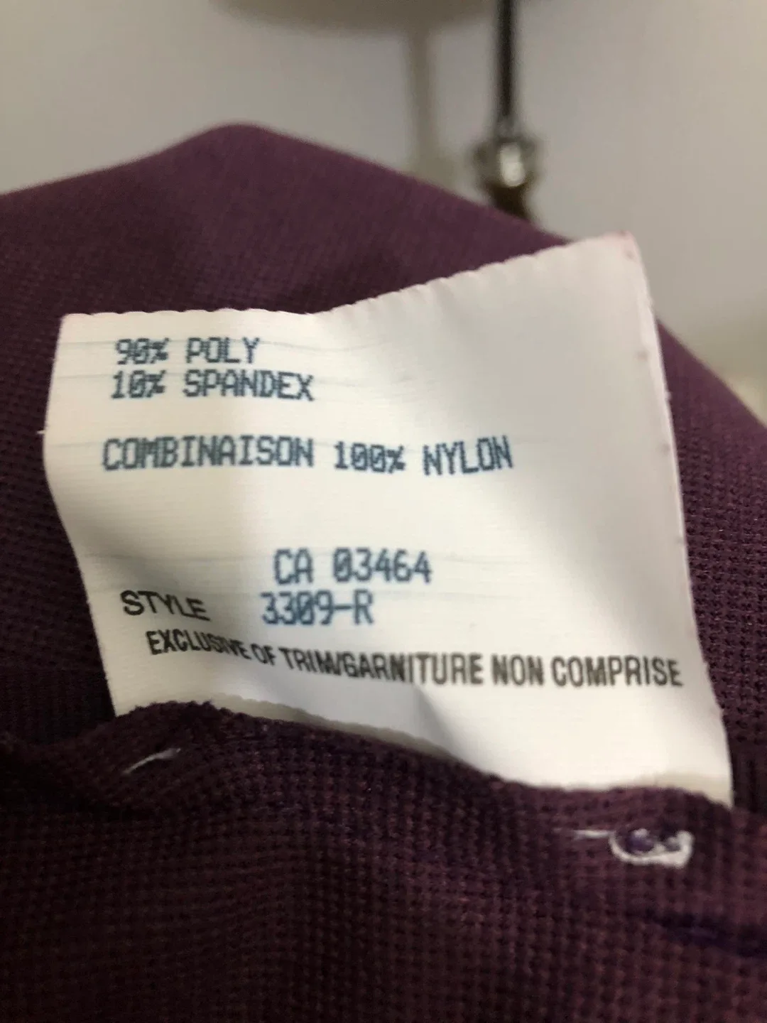 Women’s Burgundy Two Piece Suit. Size 13/11. Like New. image indicator(10)