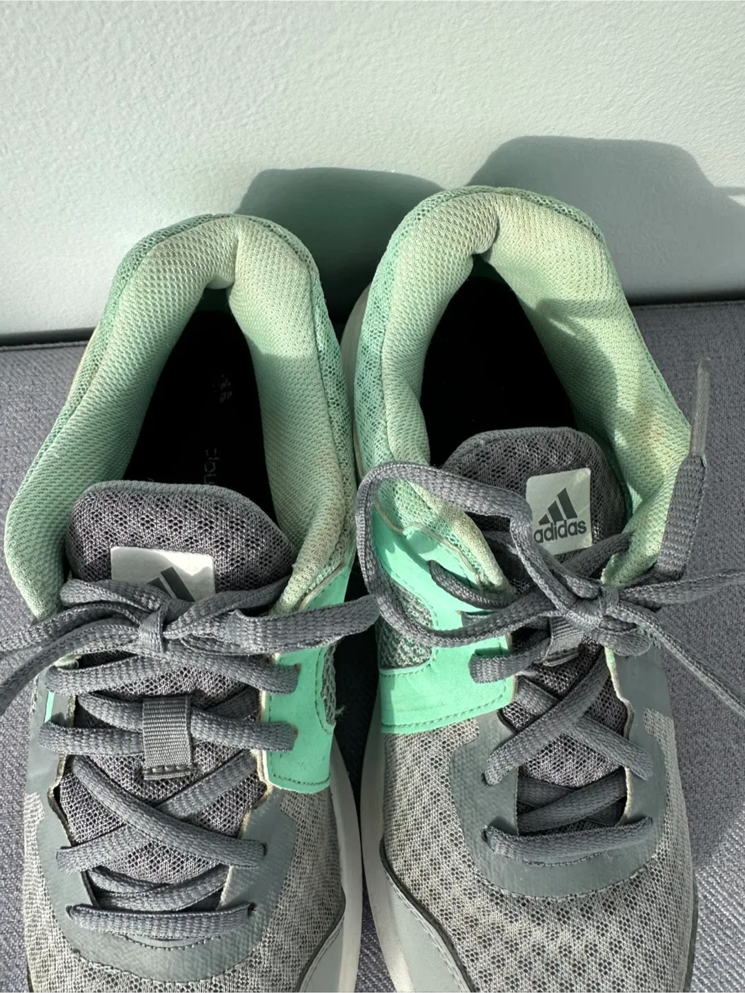Adidas Cloudfoam Running Shoes - Grey & Mint image indicator(5)