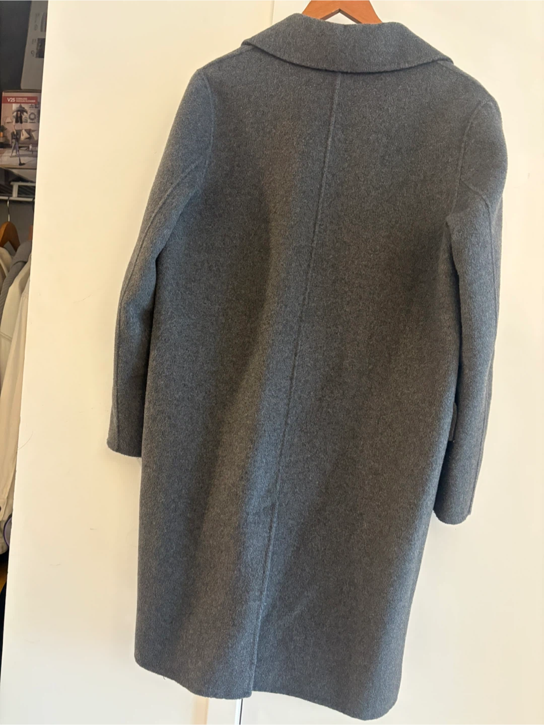 Zara Grey Wool Blend Coat - photo 2
