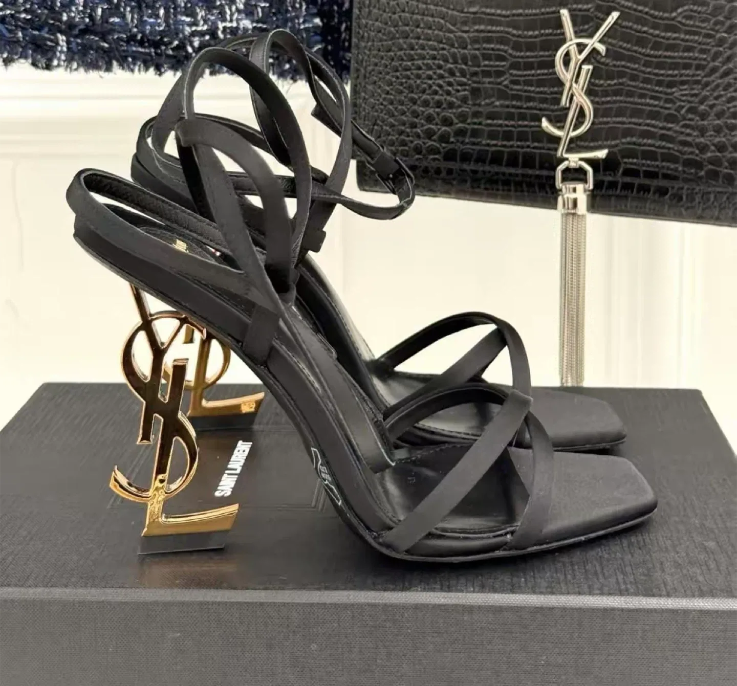 Saint Laurent Black Heels thumbnail