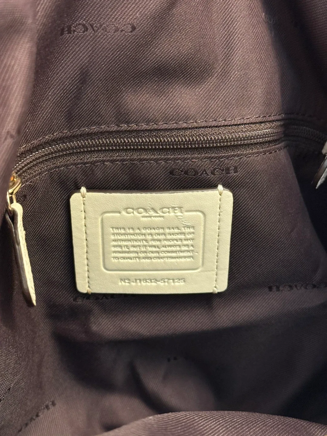 Coach Leather Shoulder Bag image indicator(3)