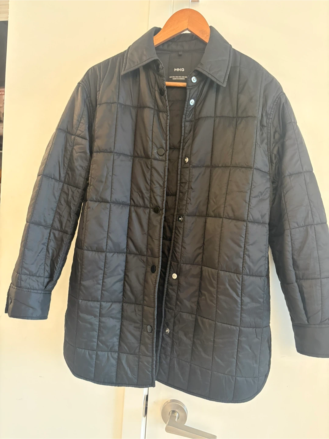 MNG Black Quilted Jacket