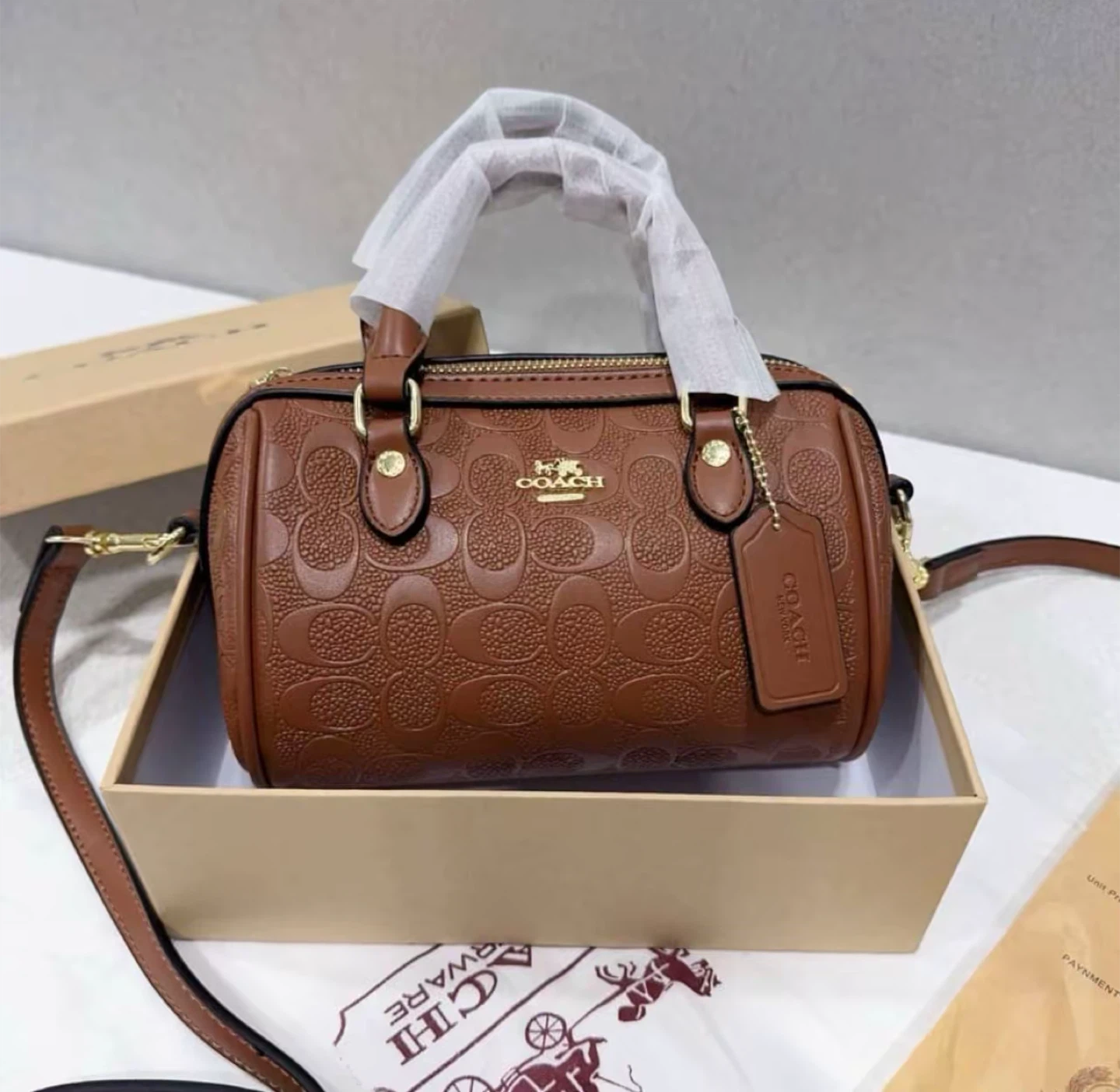 Coach Brown Leather Satchel