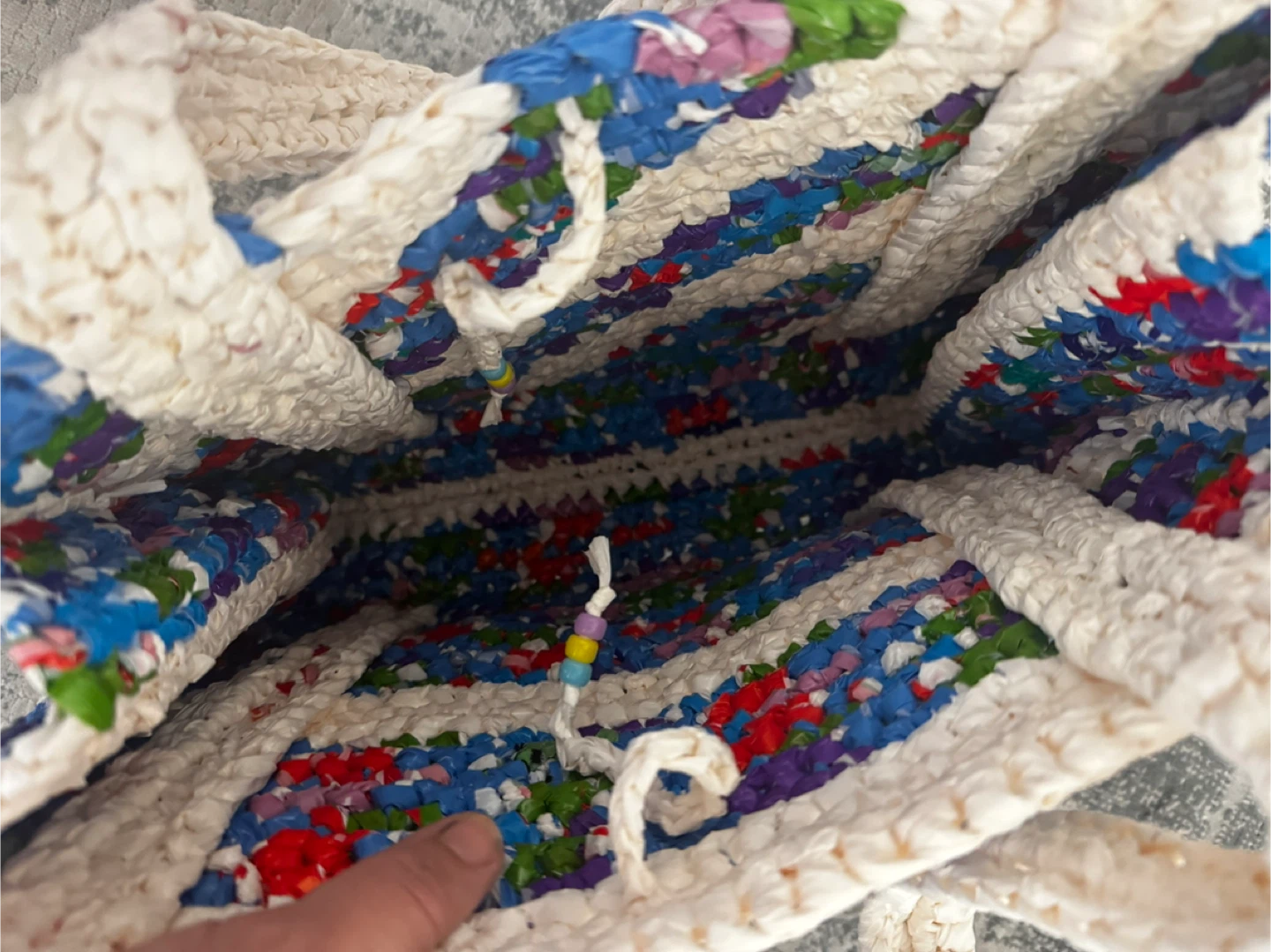 Handmade Woven Tote Bag - photo 3