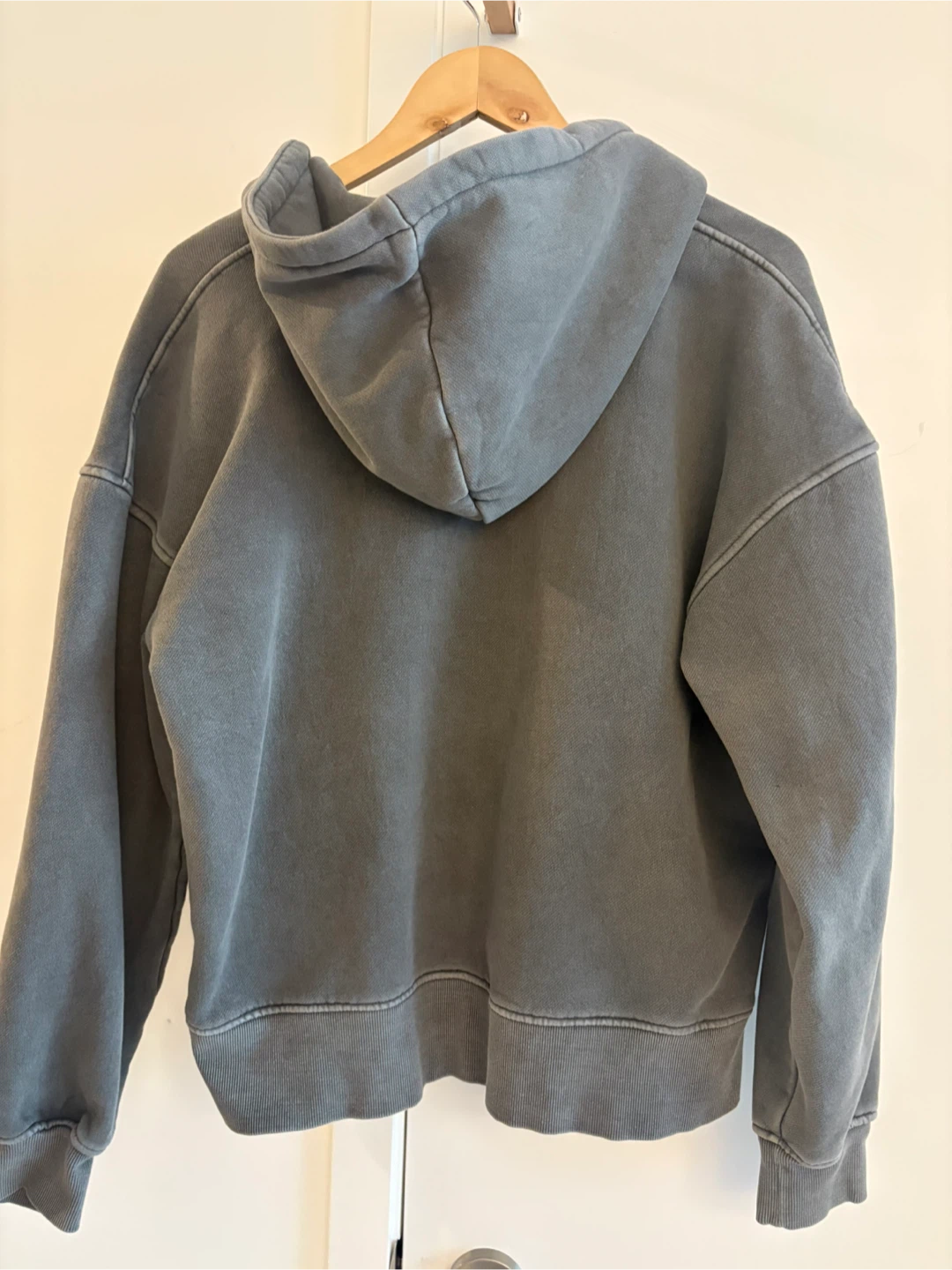 Zara Grey Zip-Up Hoodie - Size S - photo 3