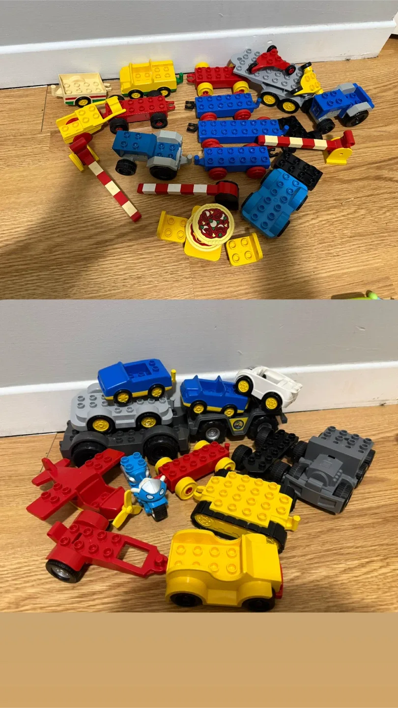 Large Lot of LEGO Duplo Blocks image indicator(10)