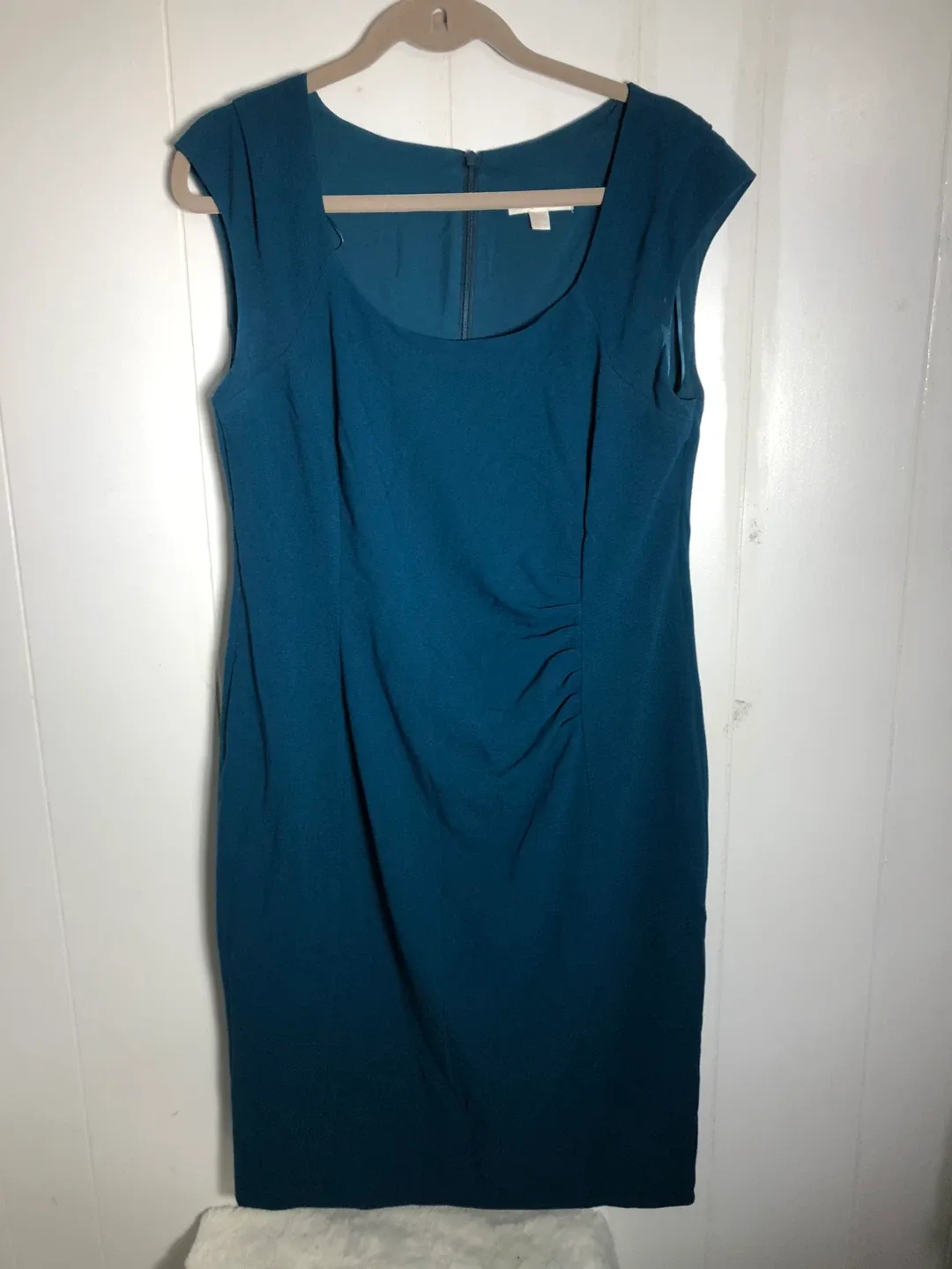 Women’s Teal Suit. Dress and Blazer. Size 14. Jacques Vert. image indicator(5)