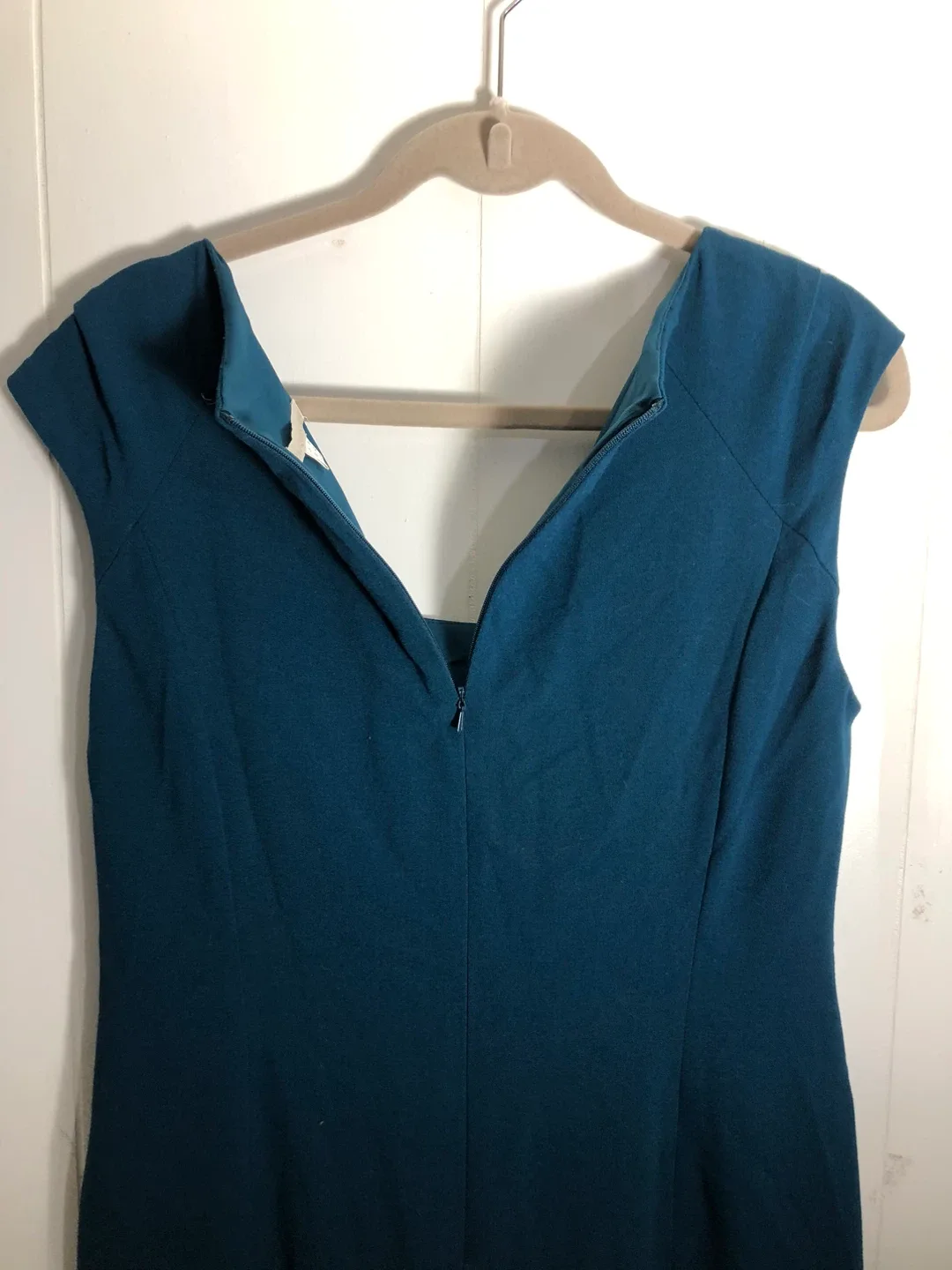 Women’s Teal Suit. Dress and Blazer. Size 14. Jacques Vert. image indicator(8)