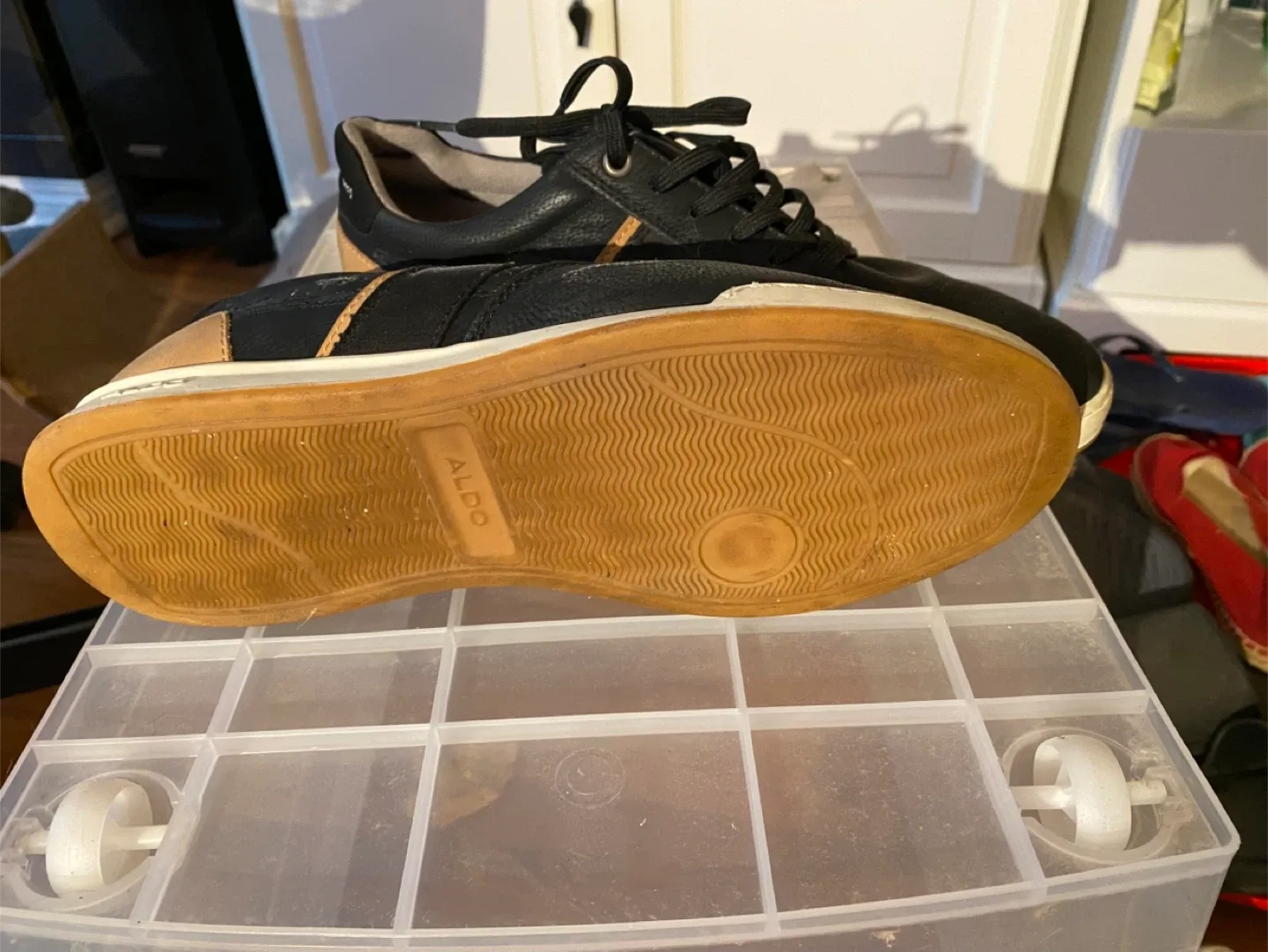 Aldo Black Leather Shoes - Size 9 image indicator(2)