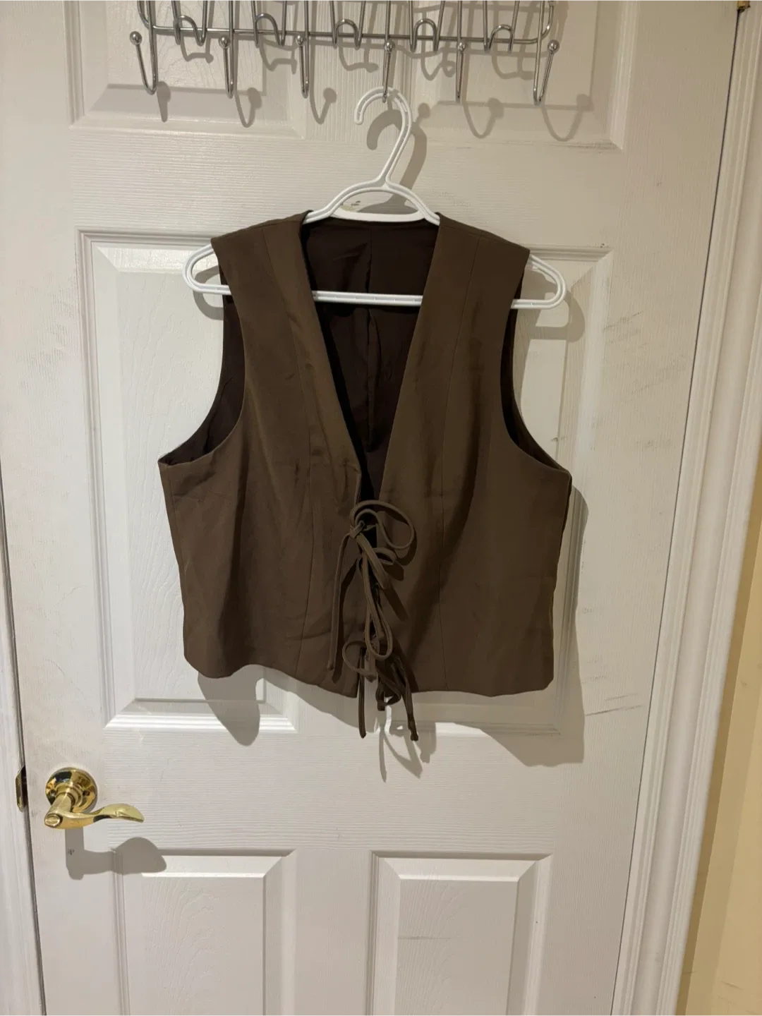 Brown Vest and Skirt Set thumbnail