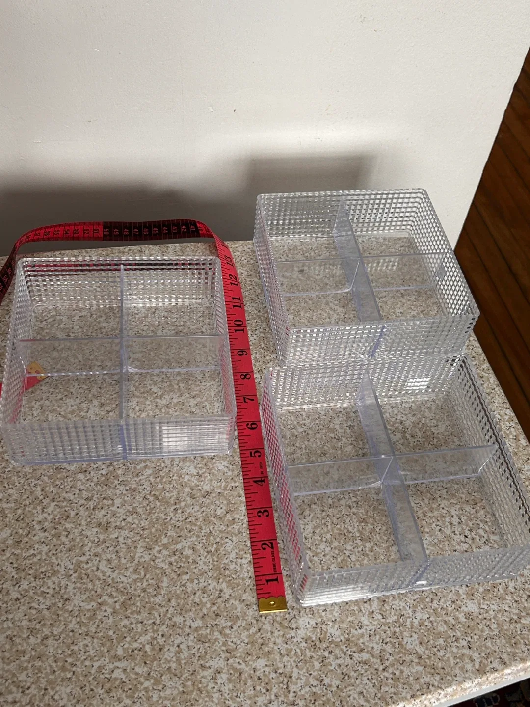 Clear acrylic Organizers. Stackable image indicator(4)