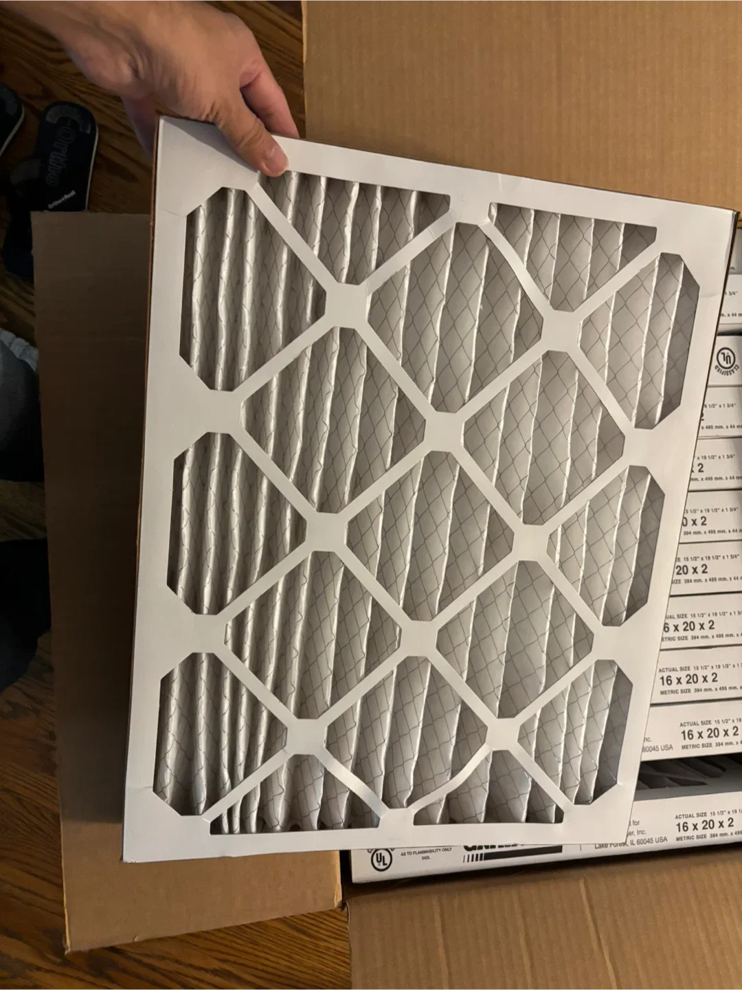 Furnace Air Filter 20*16*2 image indicator(2)