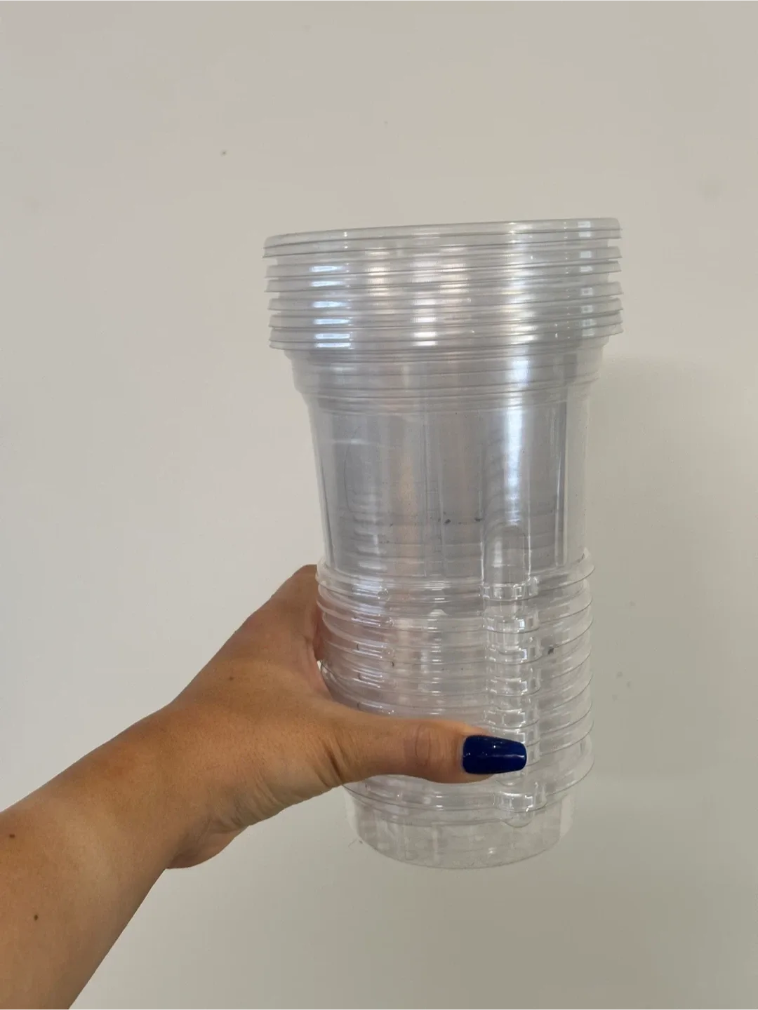 🆕 Transparent Planters and Saucers x8