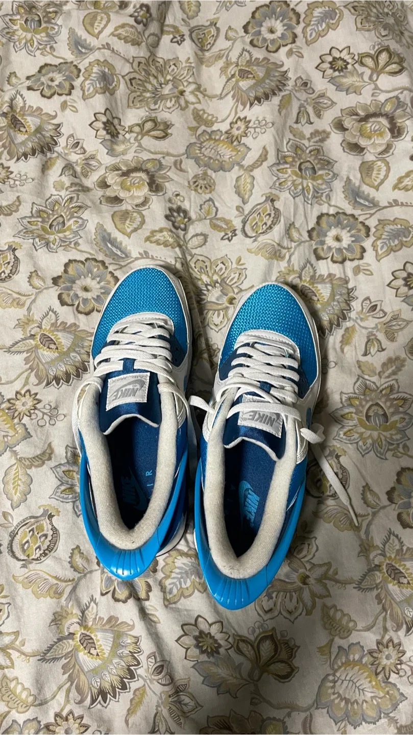 Nike Air Max 90 FlyEase Blue/White Size 9 image indicator(2)