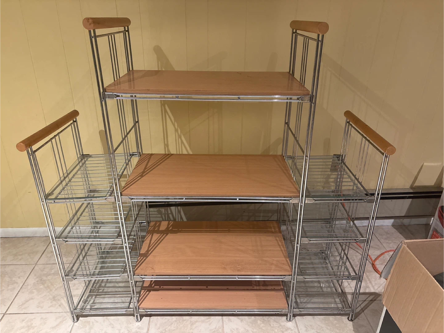 Wooden & Metal Shelf