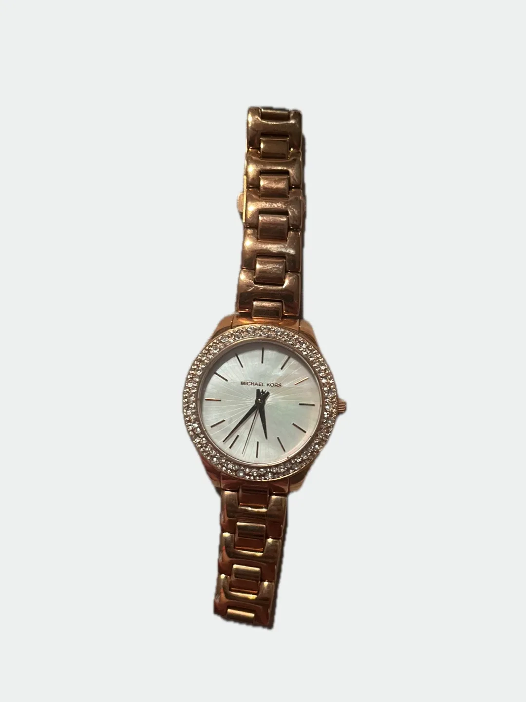 Michael Kors Liliane Pavé Rose-Gold Tone Watch image indicator(4)