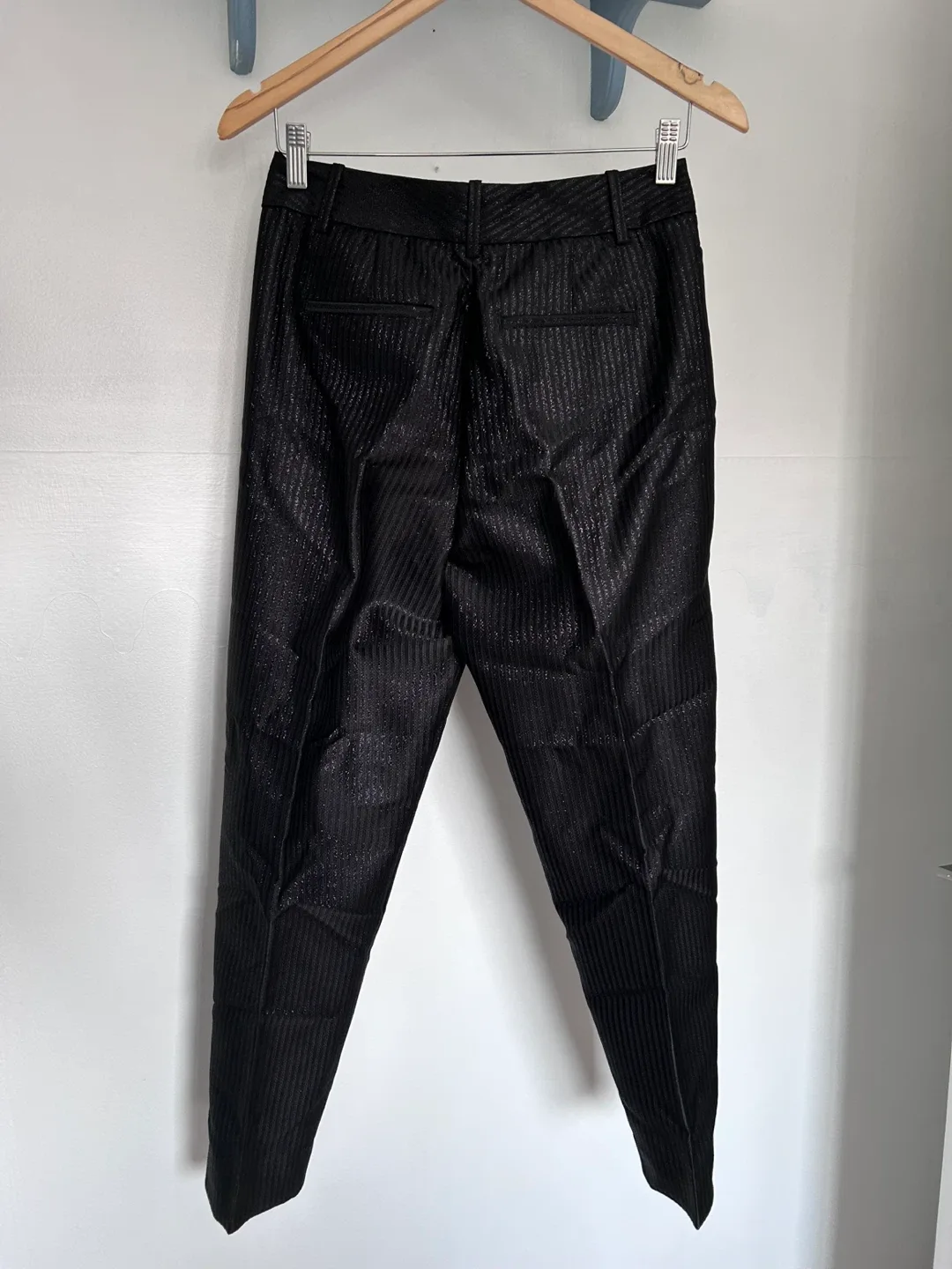 Black Striped Dress Pants image indicator(2)