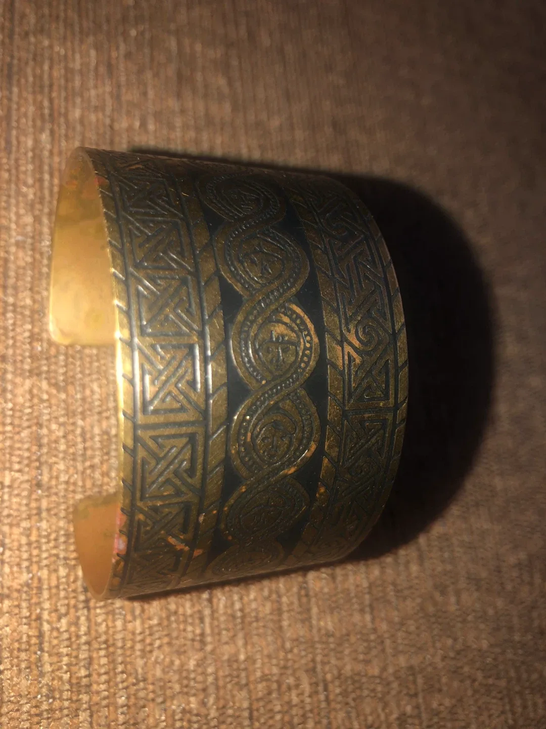 Vintage copper cuff bracelet