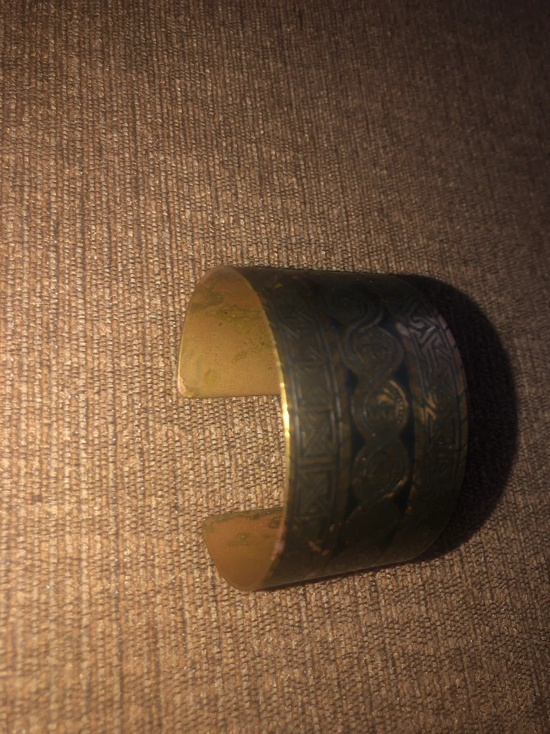 Vintage copper cuff bracelet image indicator(8)