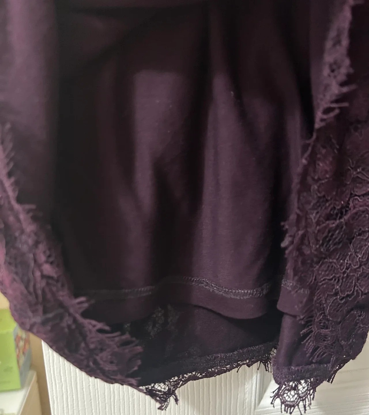 Aritzia Babaton Burgundy Lace Dress, Size Small image indicator(4)
