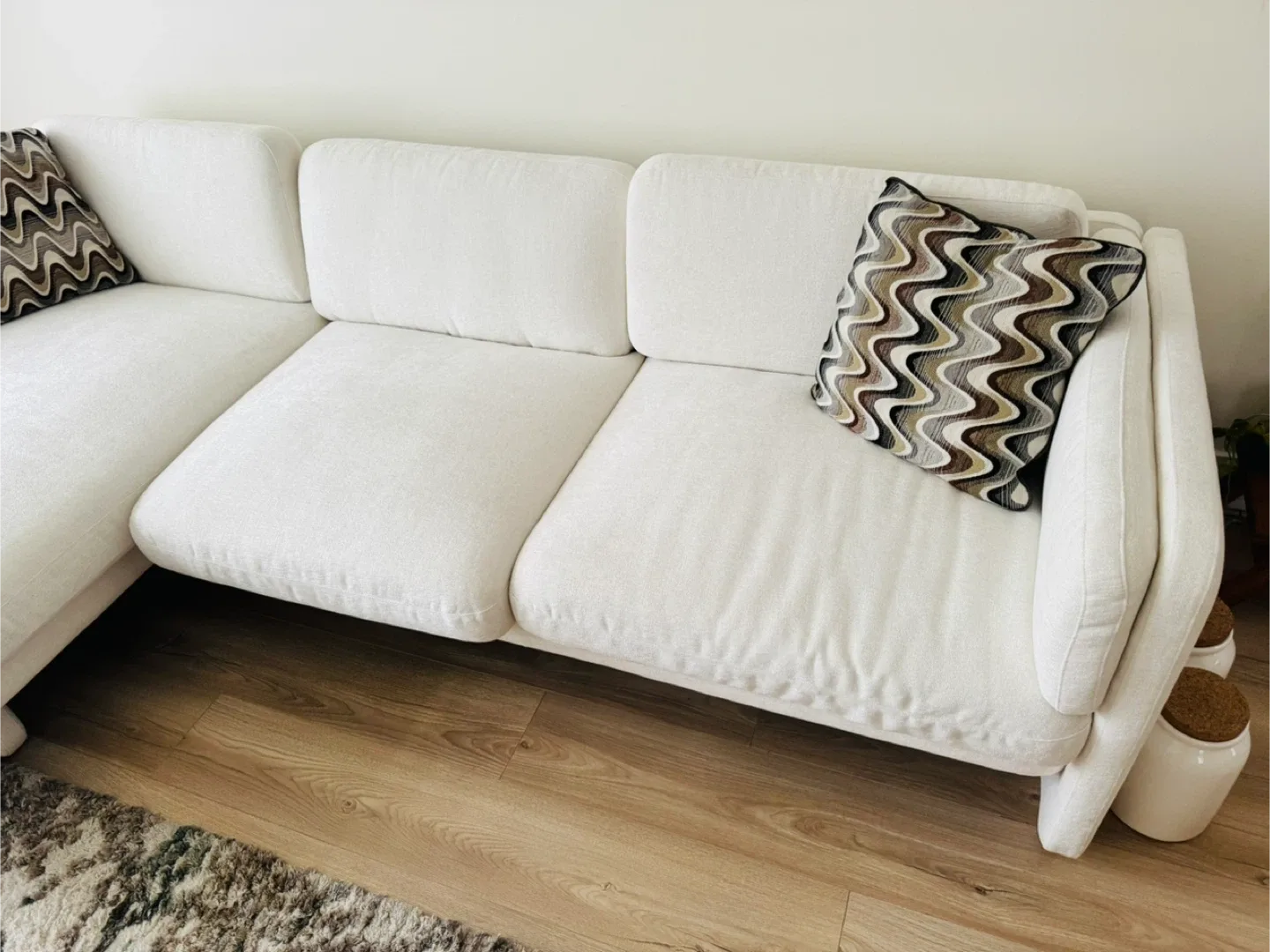 Design Within Reach White Sectional Sofa image indicator(2)