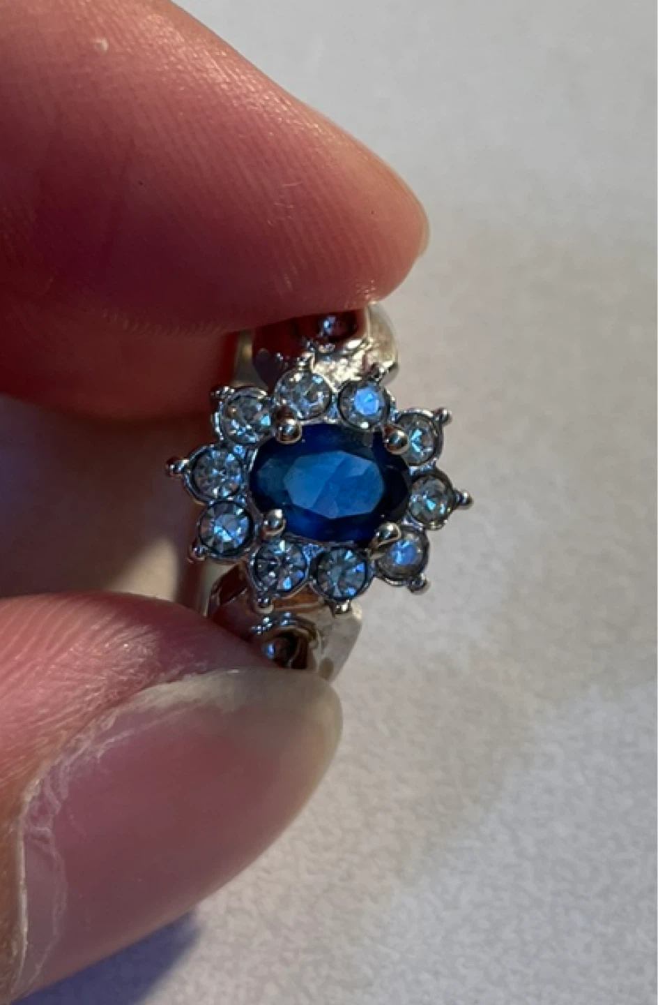 Natural Sapphire vintage ring