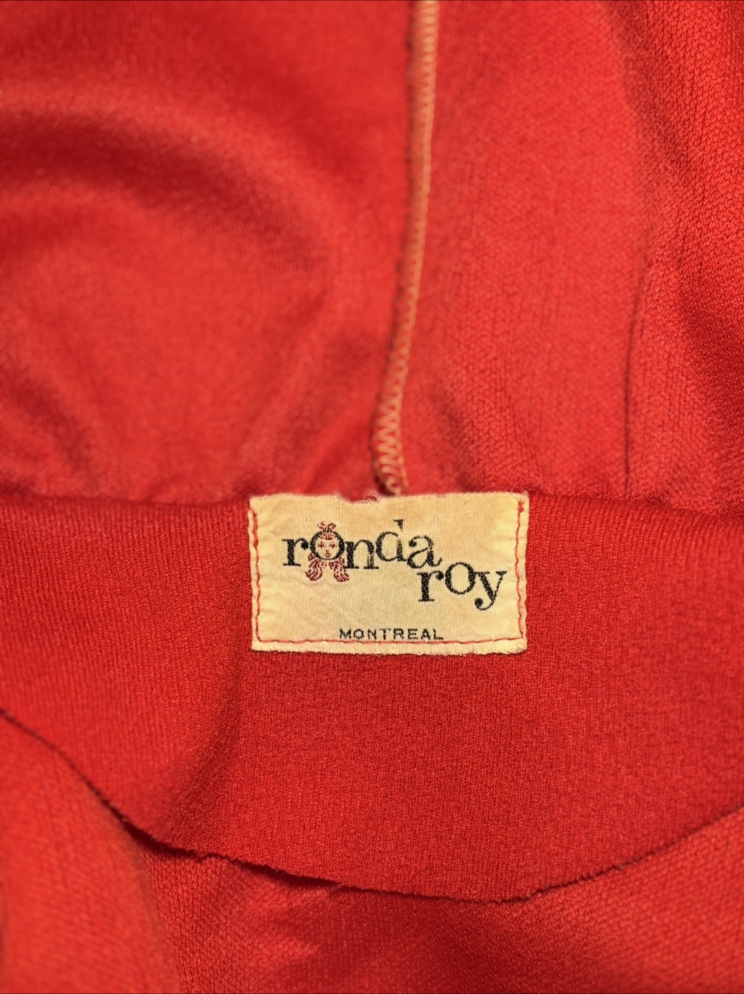Rare Vintage 70s Ronda Roy Montreal Red Hooded - photo 4