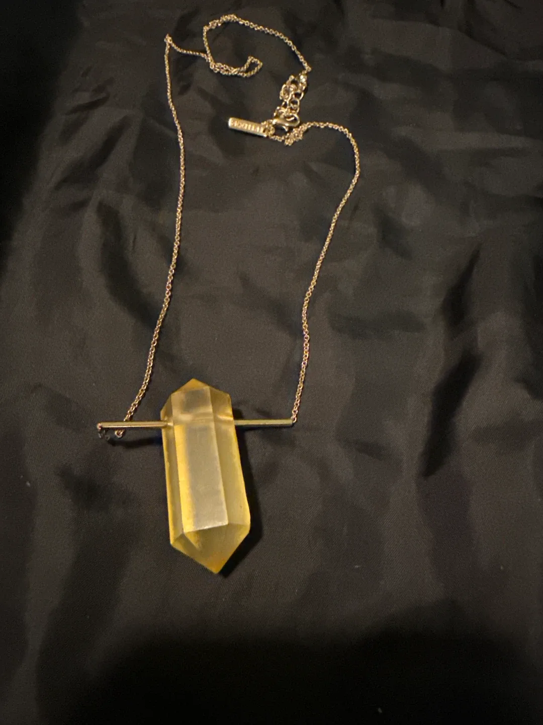 SOKO Yellow Crystal Pendant Necklace