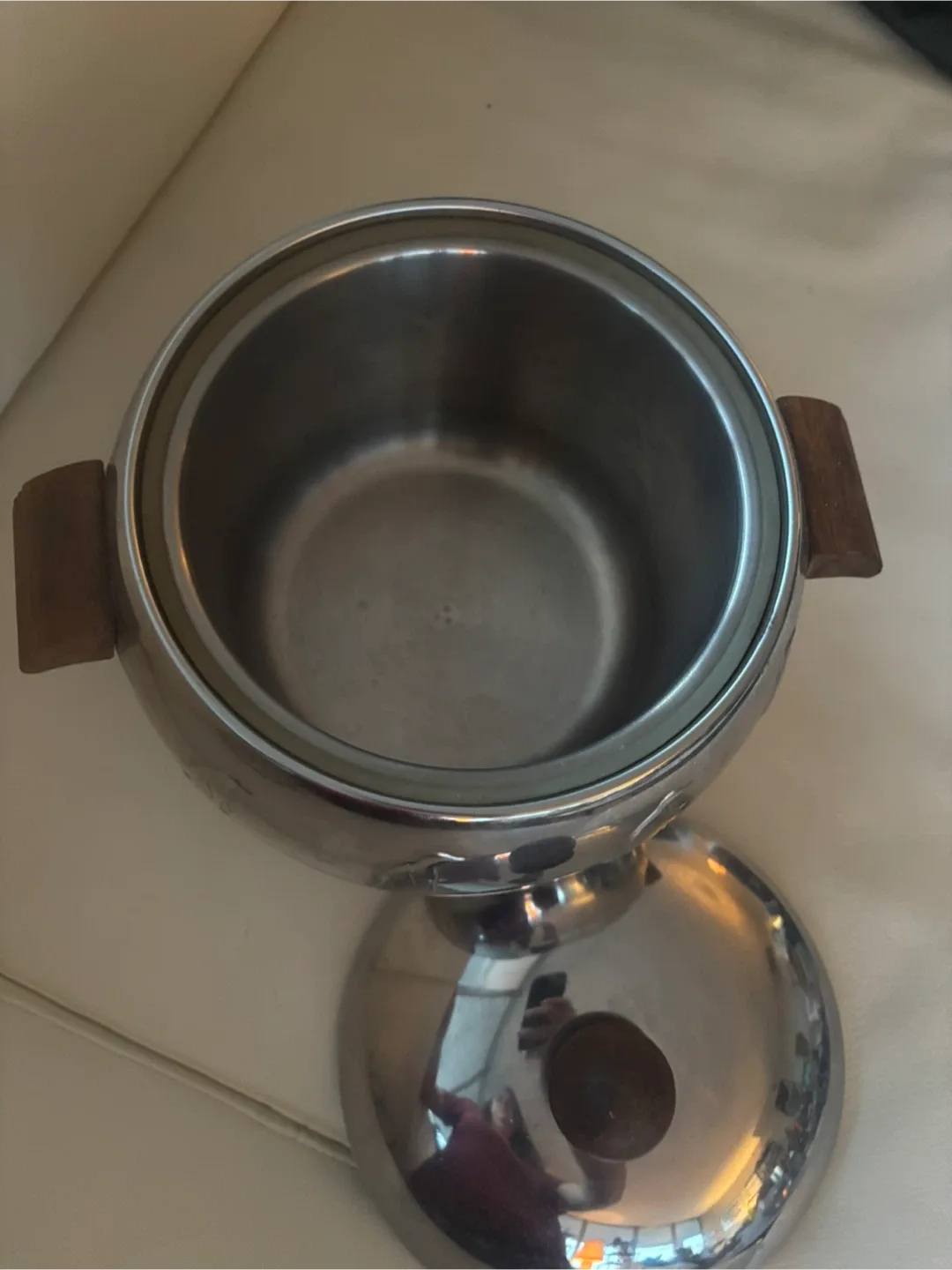 Vintage Penguin Stainless Steel Ice Bucket with Lid image indicator(2)