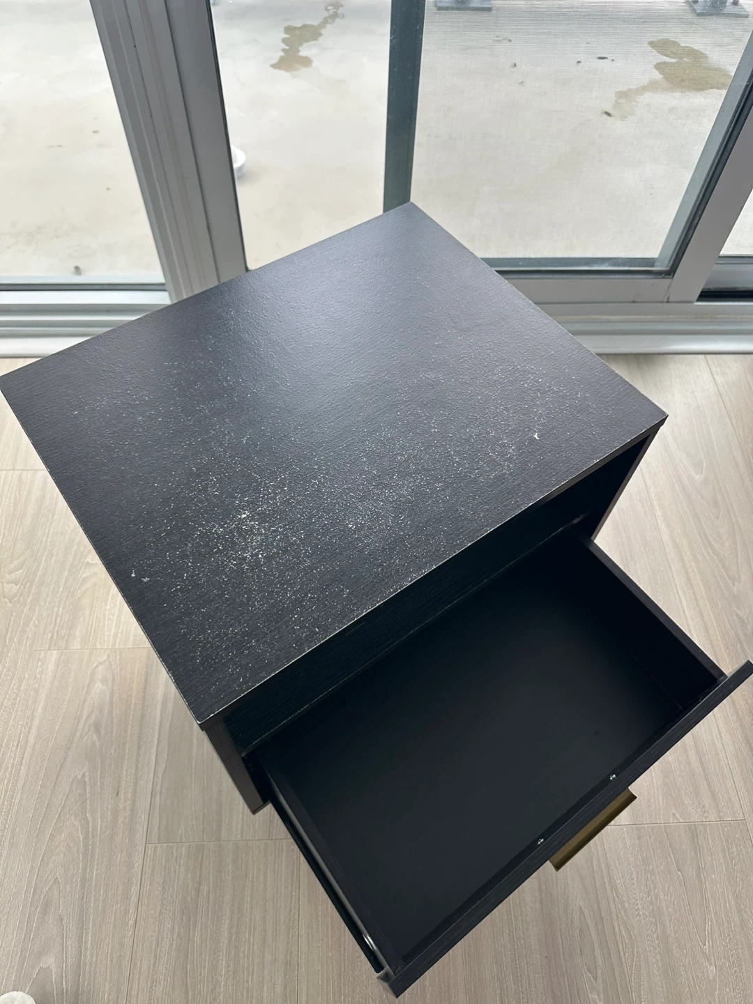 Wayfair 2-Set Black Nightstand with Drawer - photo 4