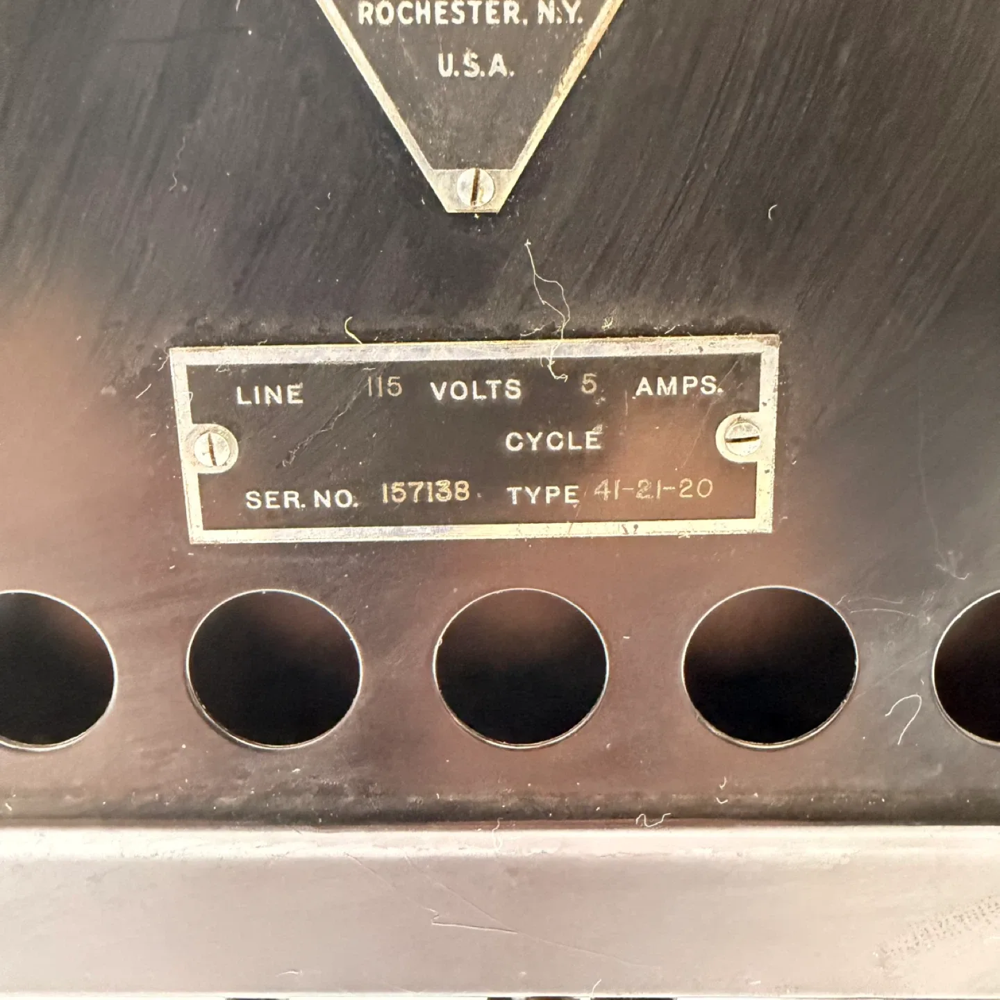 Vintage Bausch & Lomb Balopticon Projector image indicator(9)