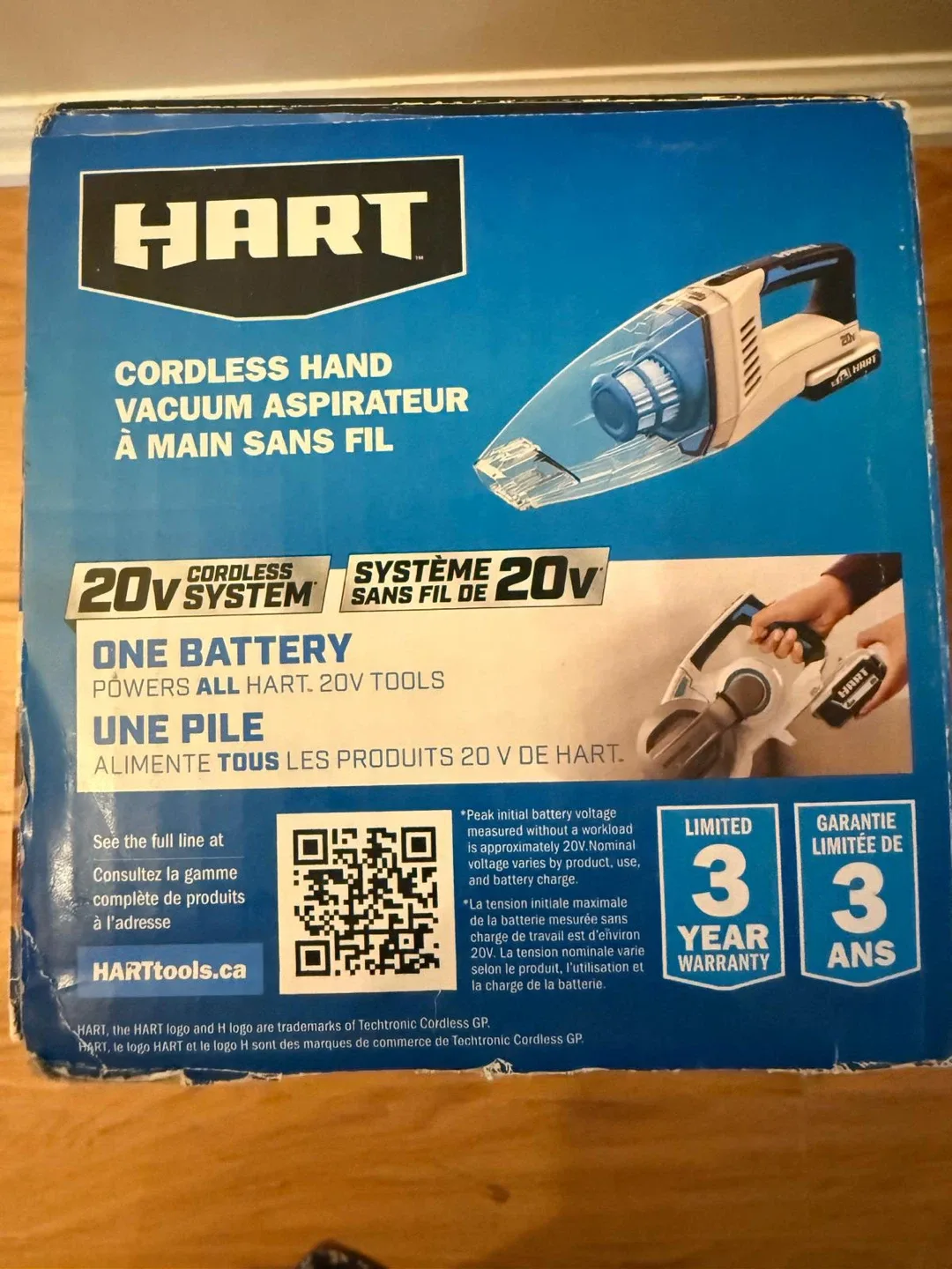 Hart 20V Cordless Hand Vacuum - New in Box!