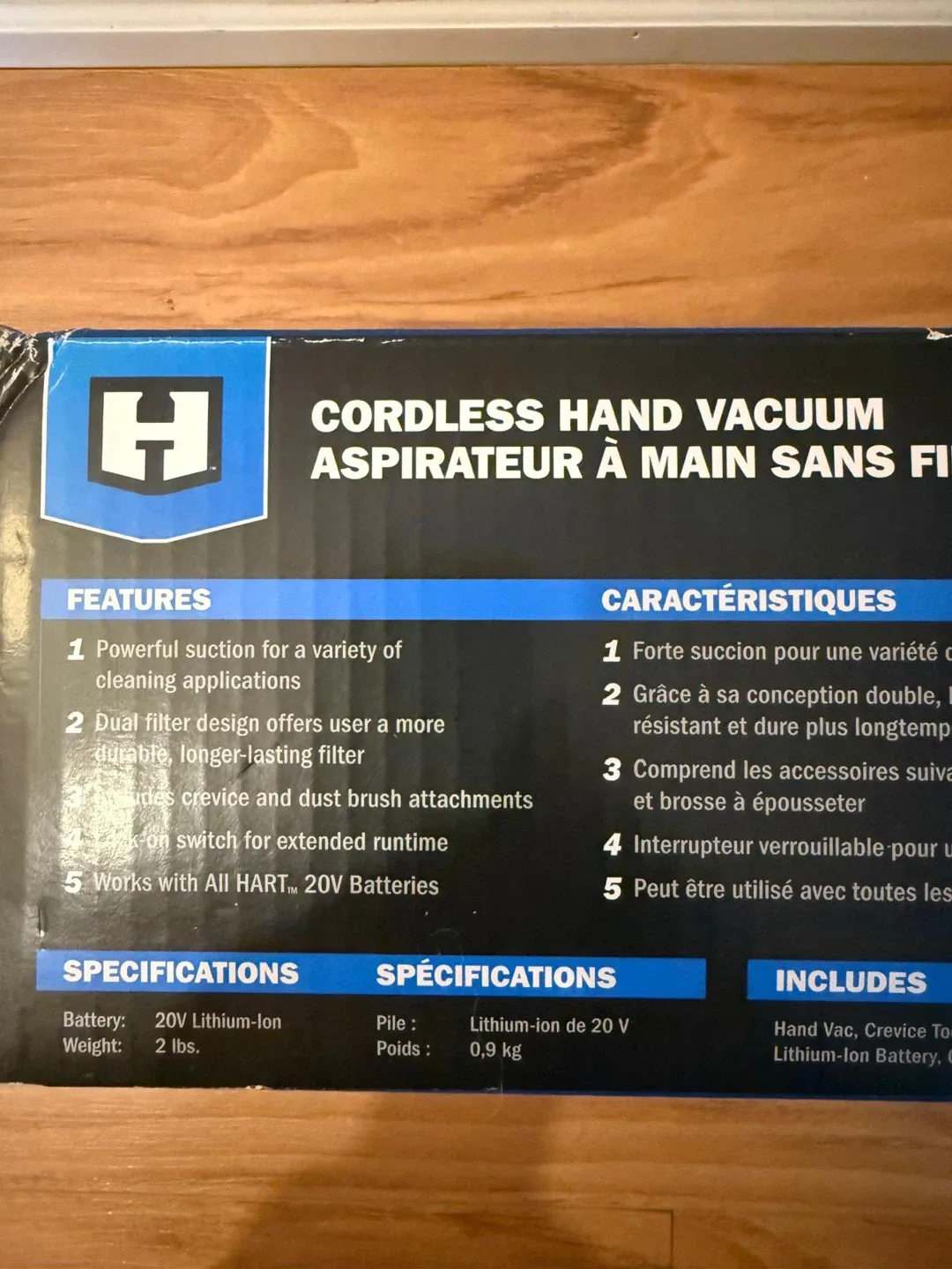 Hart 20V Cordless Hand Vacuum - New in Box! image indicator(6)