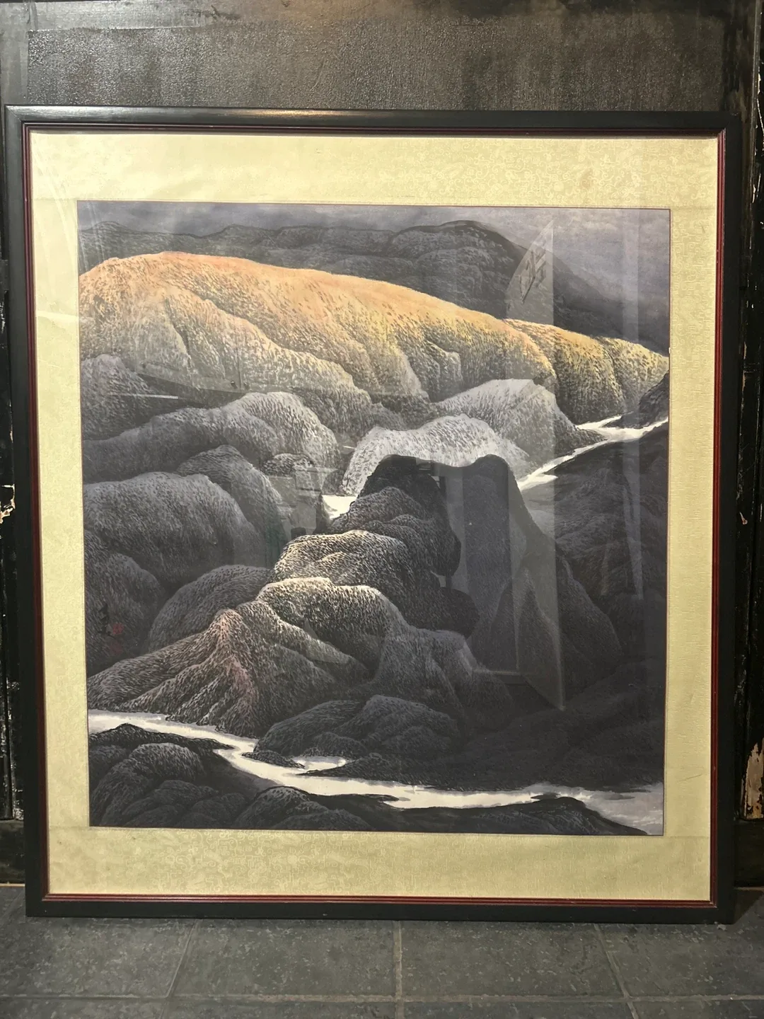 East Asian Landscape Painting - Signed