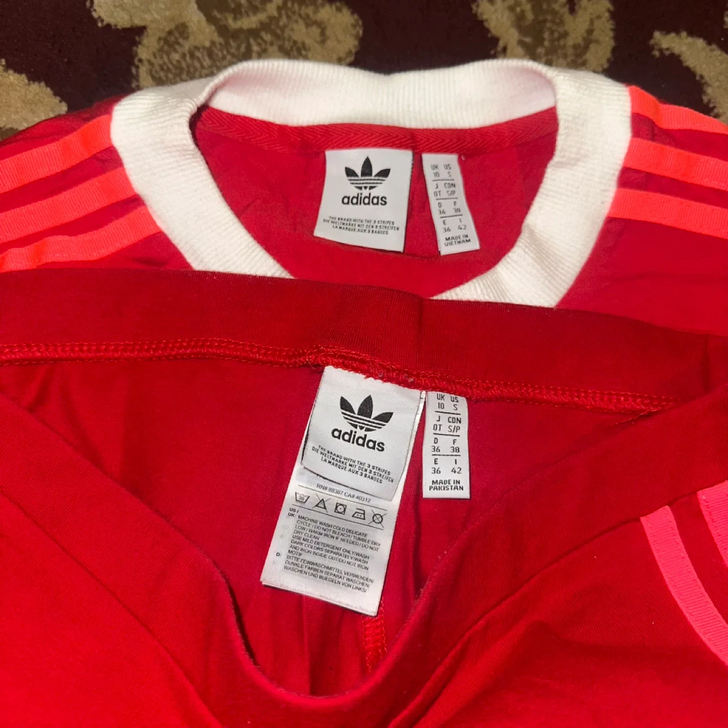 Adidas Red Tracksuit Set image indicator(3)