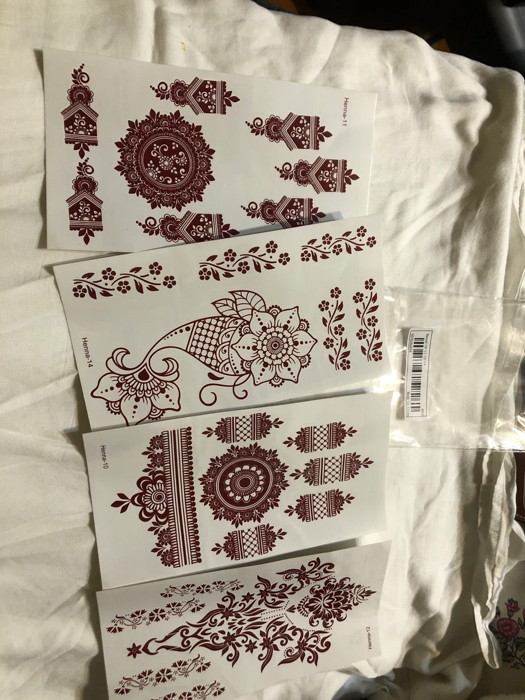 Henna Tattoo Stickers - New image indicator(2)