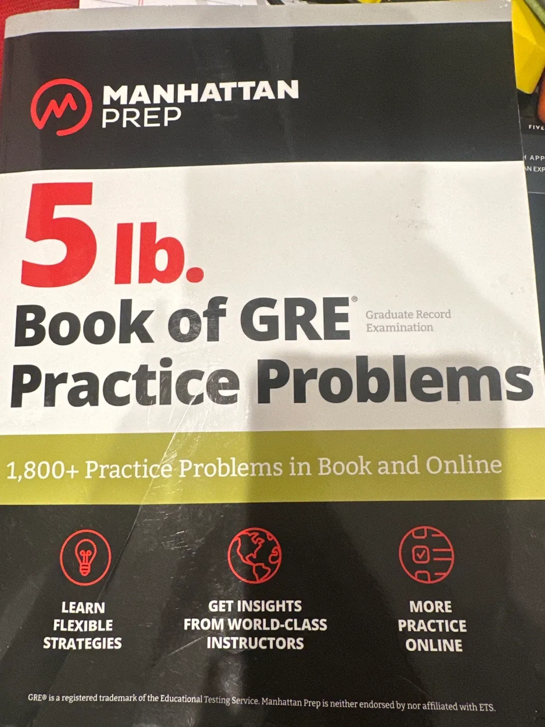 Manhattan Prep 5 lb. Book of GRE Practice Problems