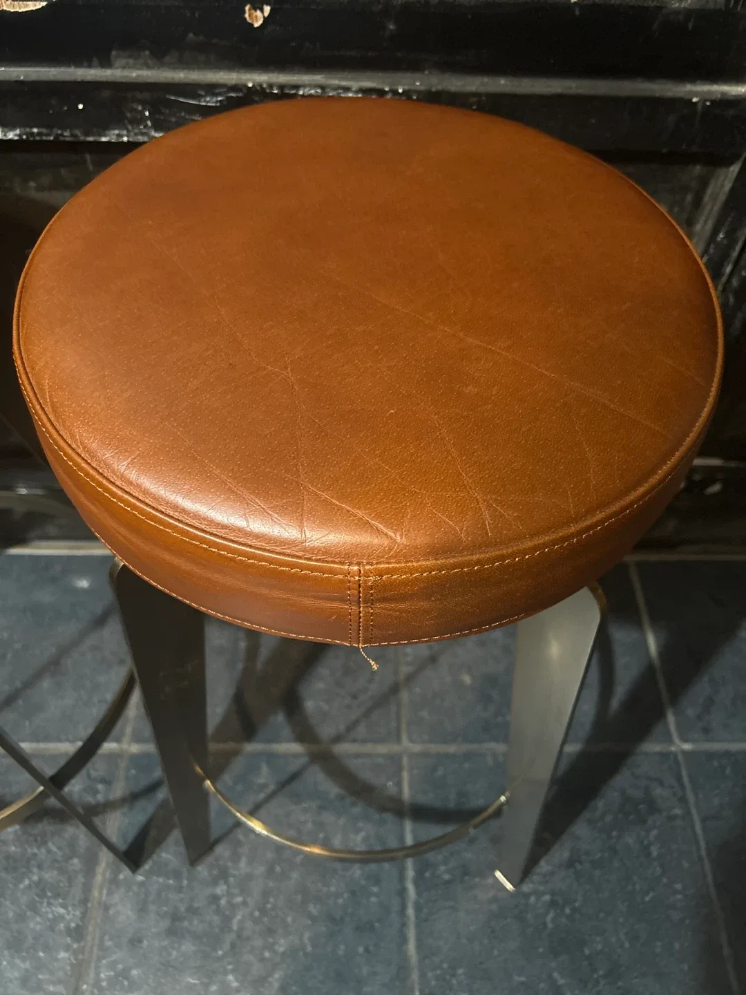 Set of Hayden Round Bar Stool - CB2 image indicator(4)