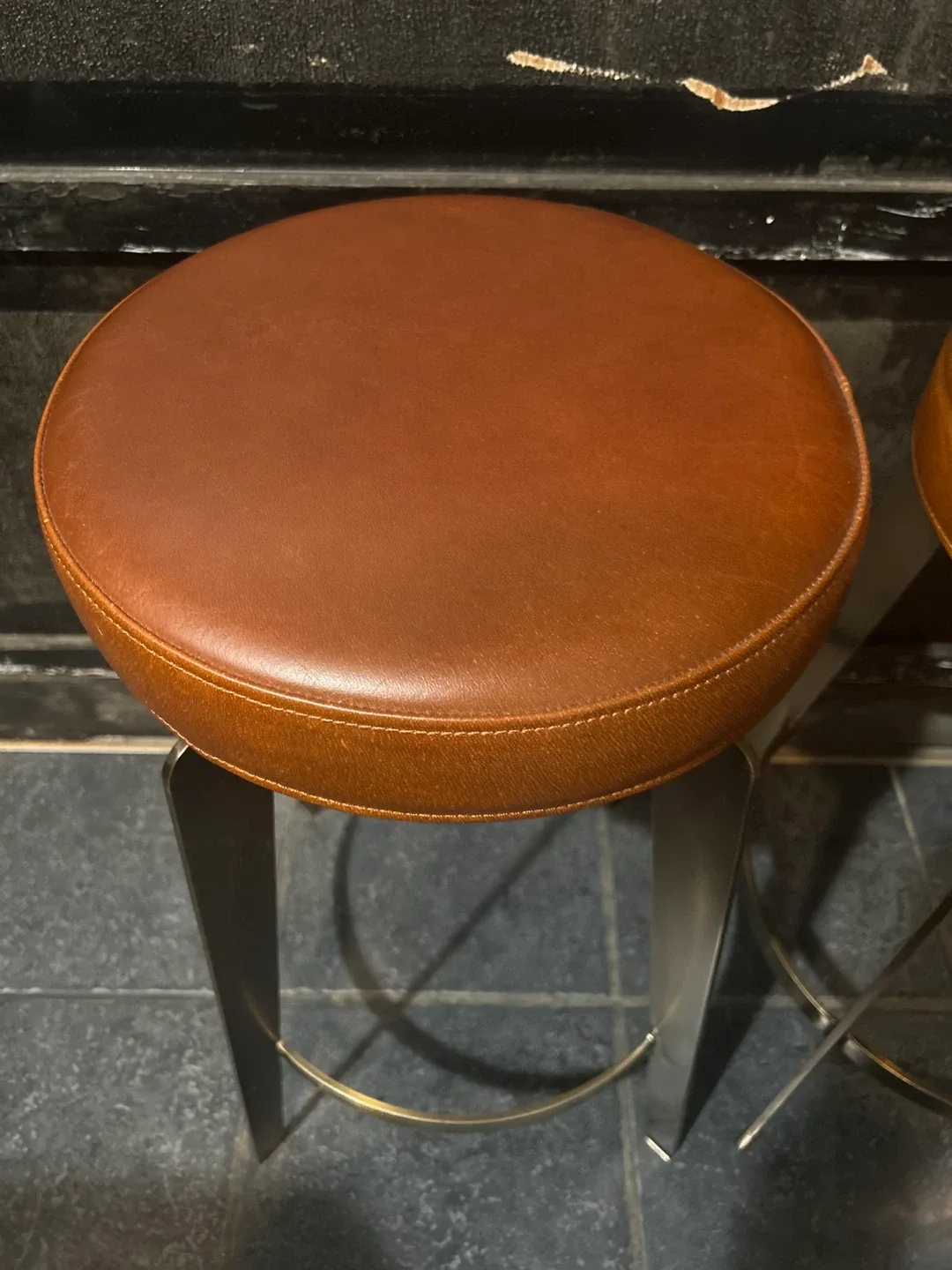 Set of Hayden Round Bar Stool - CB2 image indicator(3)