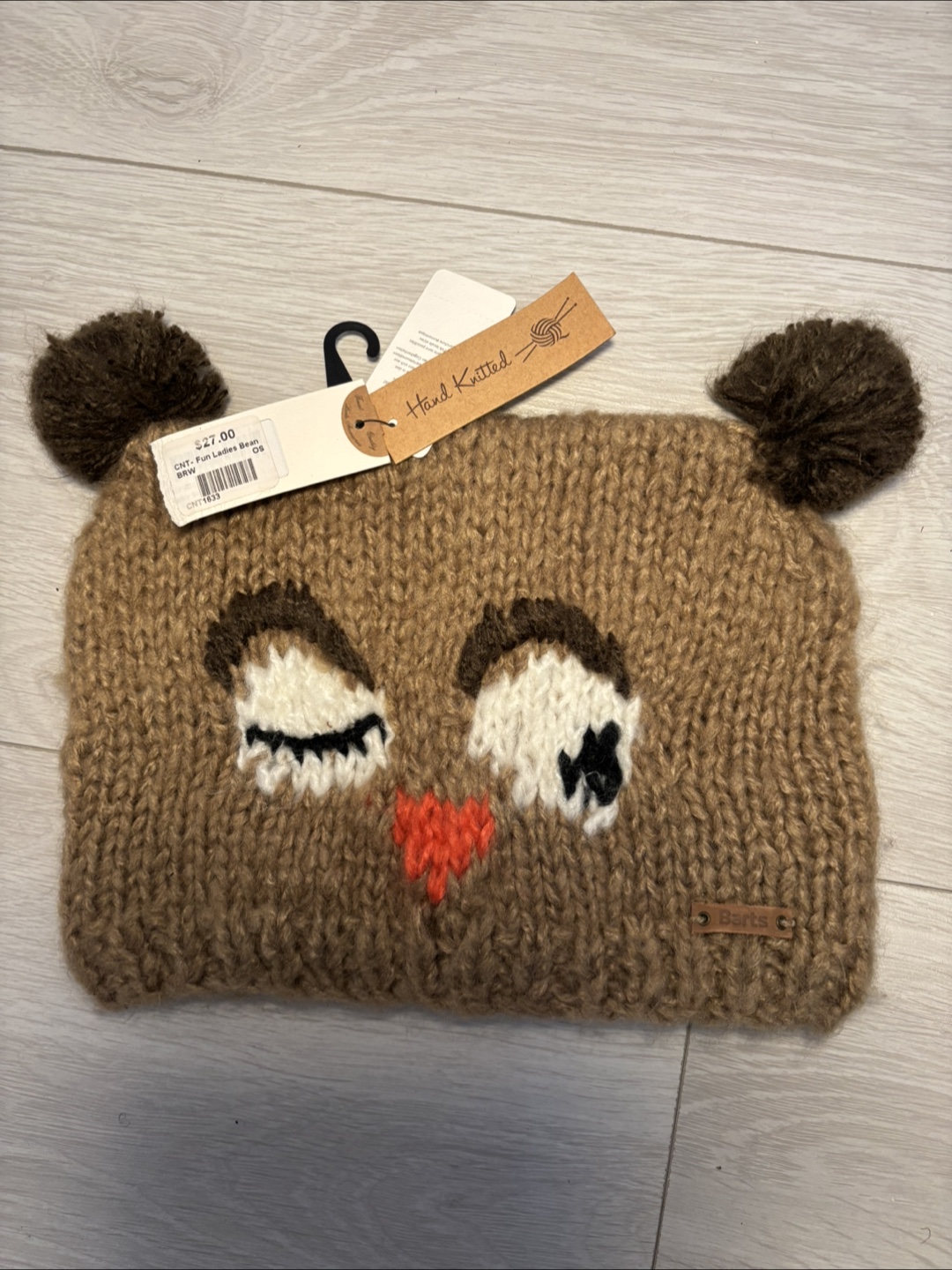 ADORABLE New Barts Kids/Baby Bear Beanie Hat - Handknitted - photo 5