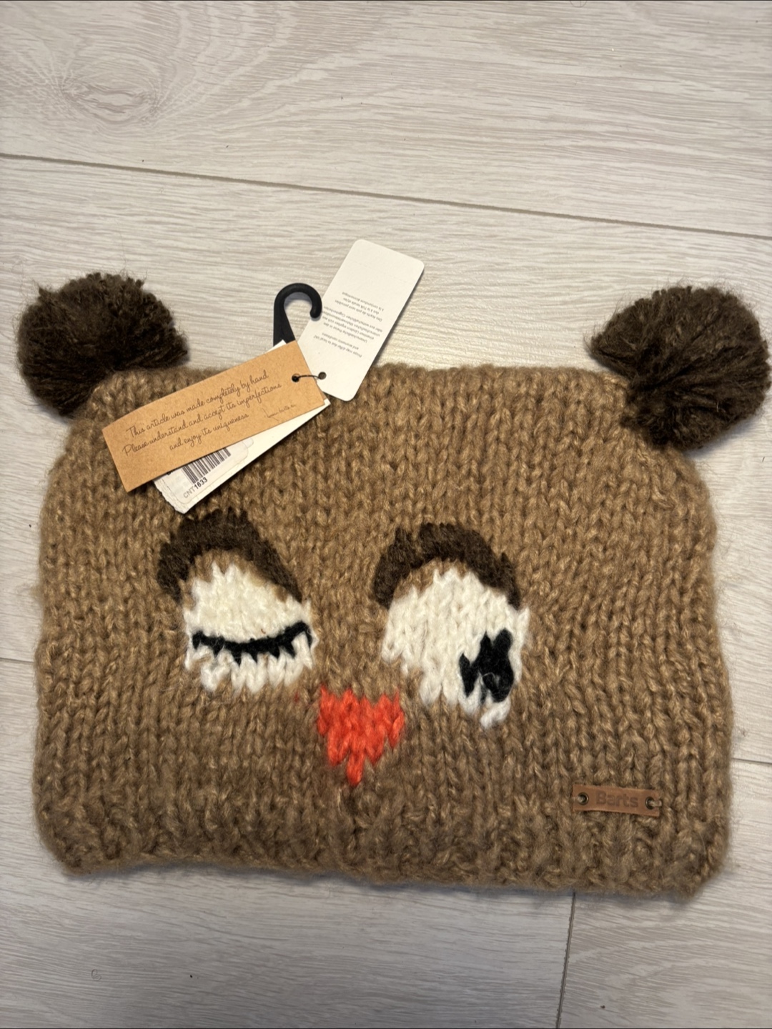ADORABLE New Barts Kids/Baby Bear Beanie Hat - Handknitted - photo 4