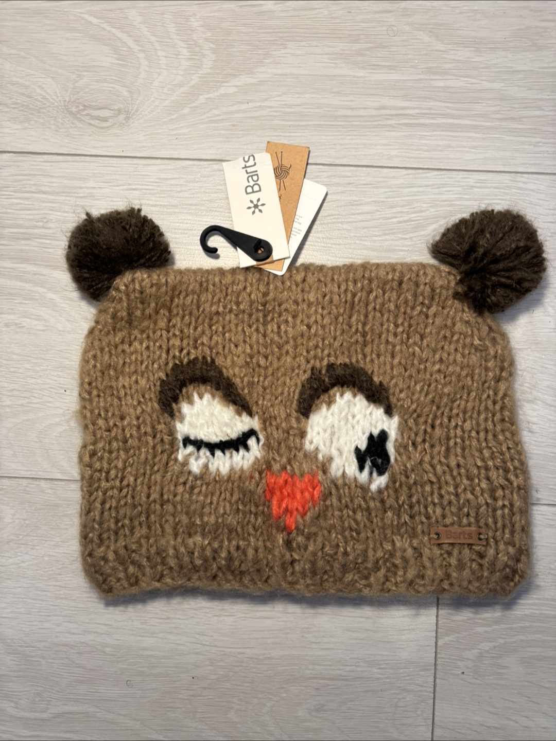ADORABLE New Barts Kids/Baby Bear Beanie Hat - Handknitted - photo 2