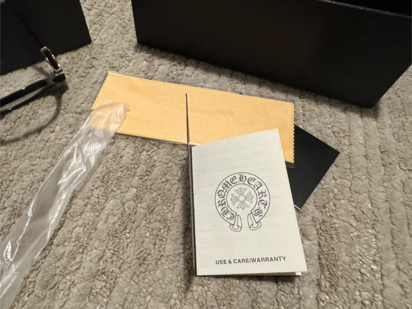 Chrome Hearts COX UCKER 52□19-153 Black Glasses - photo 2