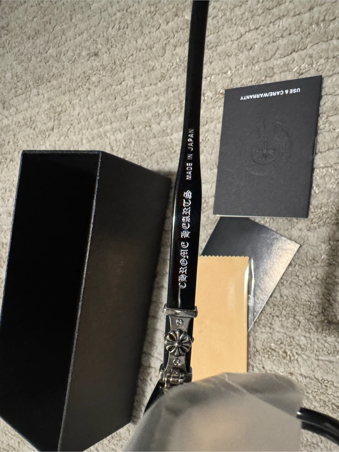 Chrome Hearts COX UCKER 52□19-153 Black Glasses - photo 5