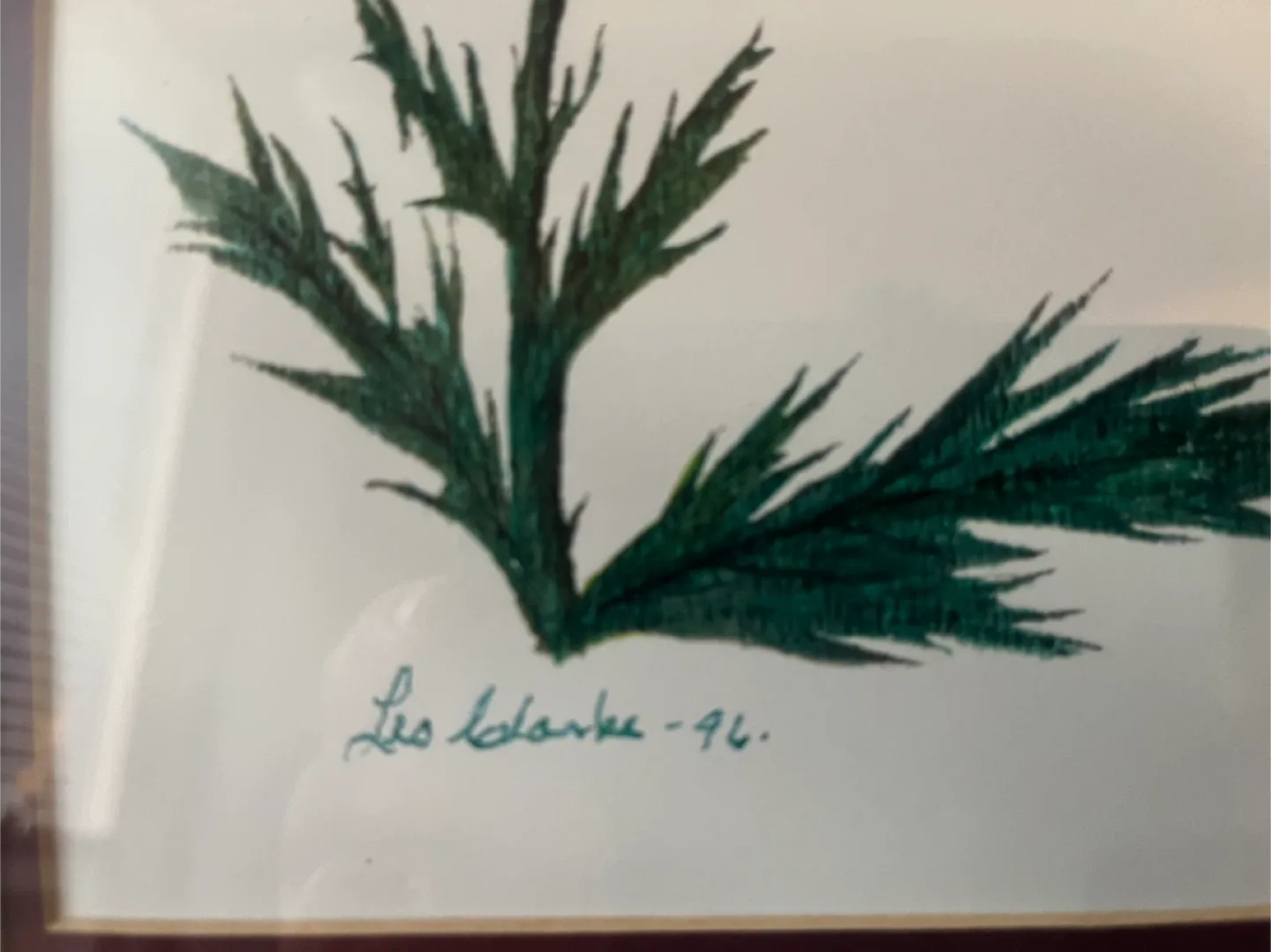 Art- Original Art- Vintage Painting by Les Clarke, 1996 image indicator(3)