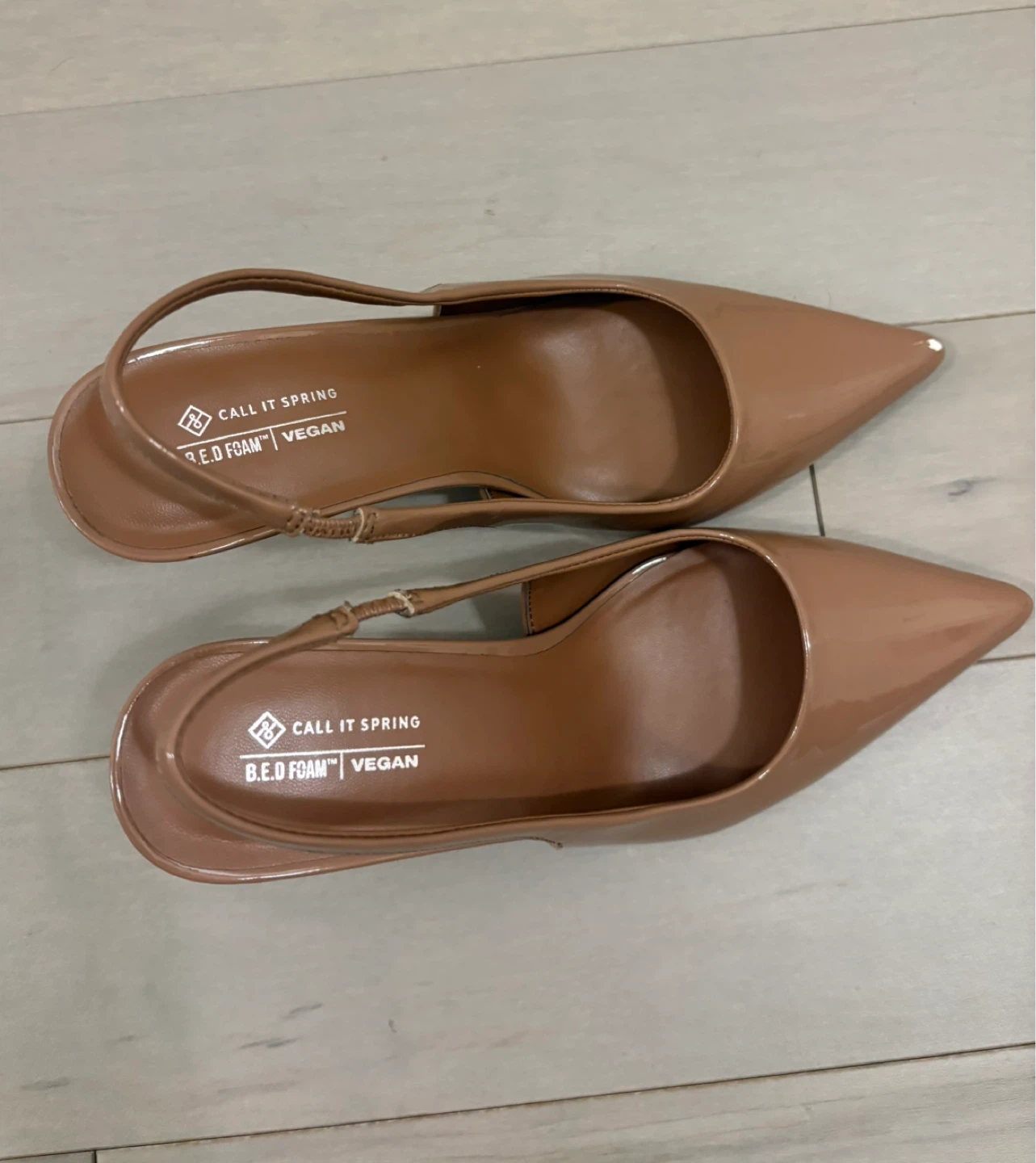 Call It Spring Vegan Heels - Size 7
